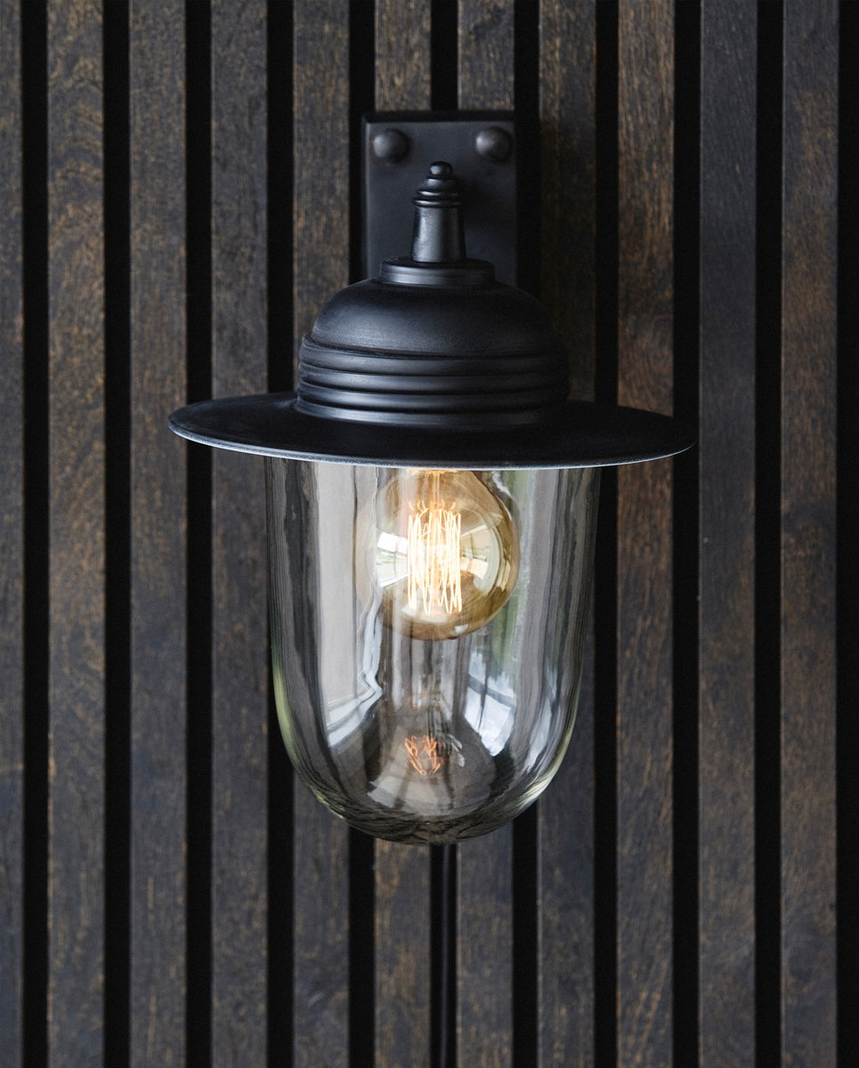 Buitenlamp voor muur - zwarte afwerking