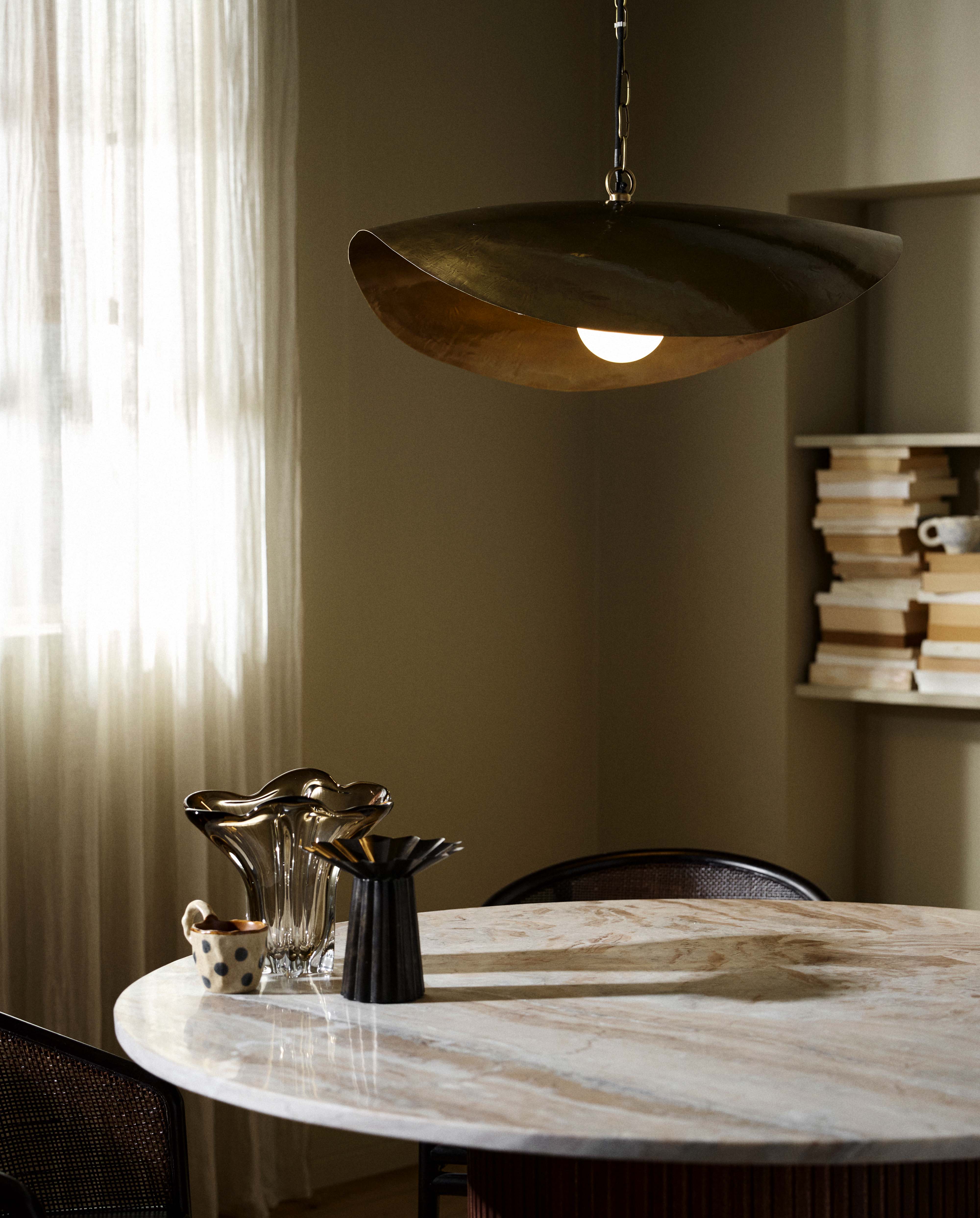 SHAKTI hanging lamp - brass