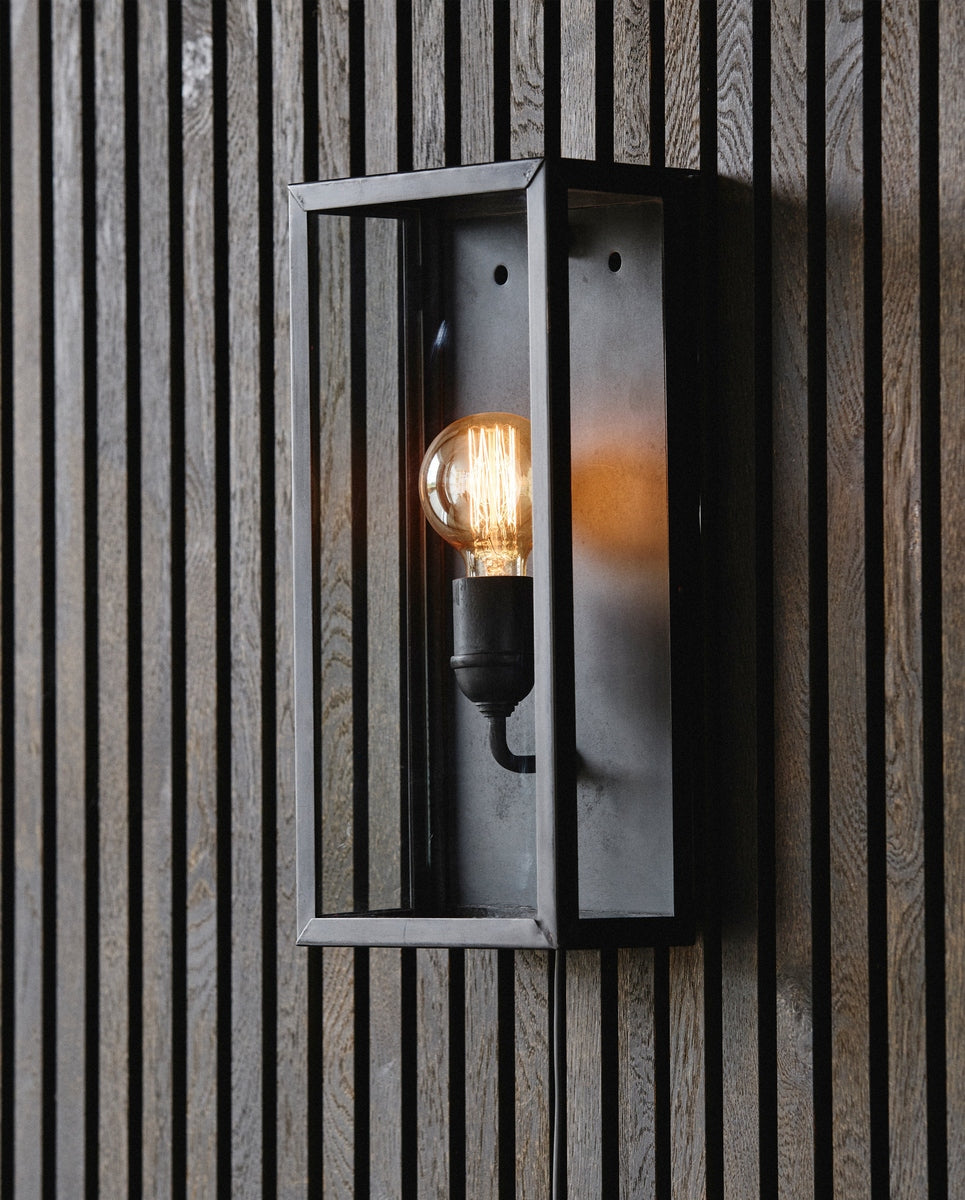 EOS wandlamp, buiten - zwart