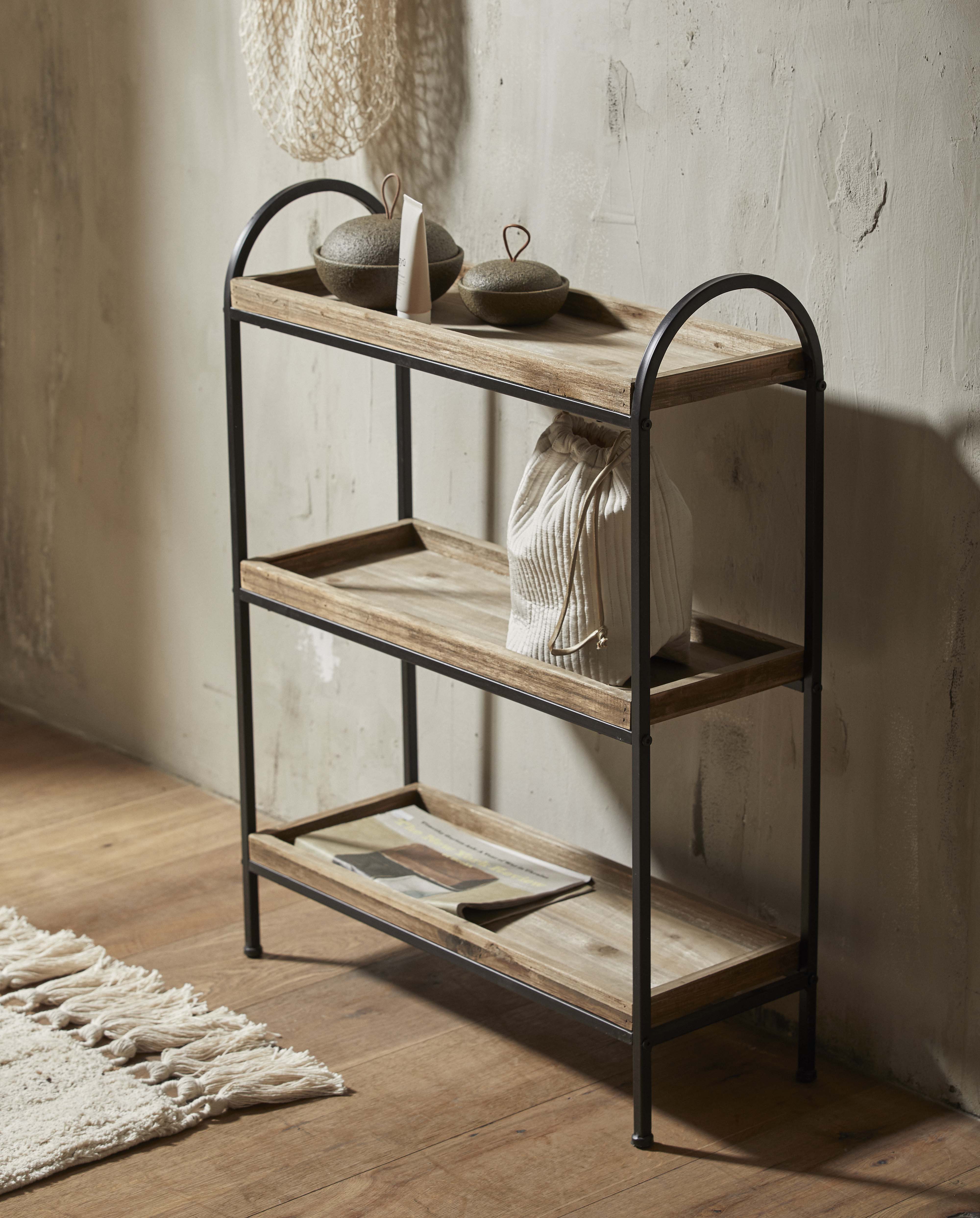 PATNA ijzeren rek - hout