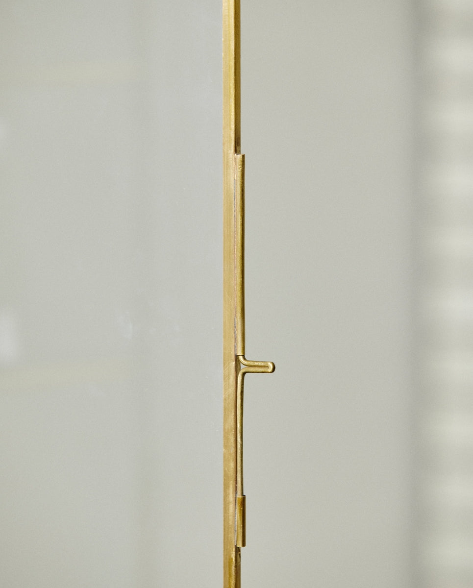 ADA wandkast, S, 3 planken, gouden afwerking