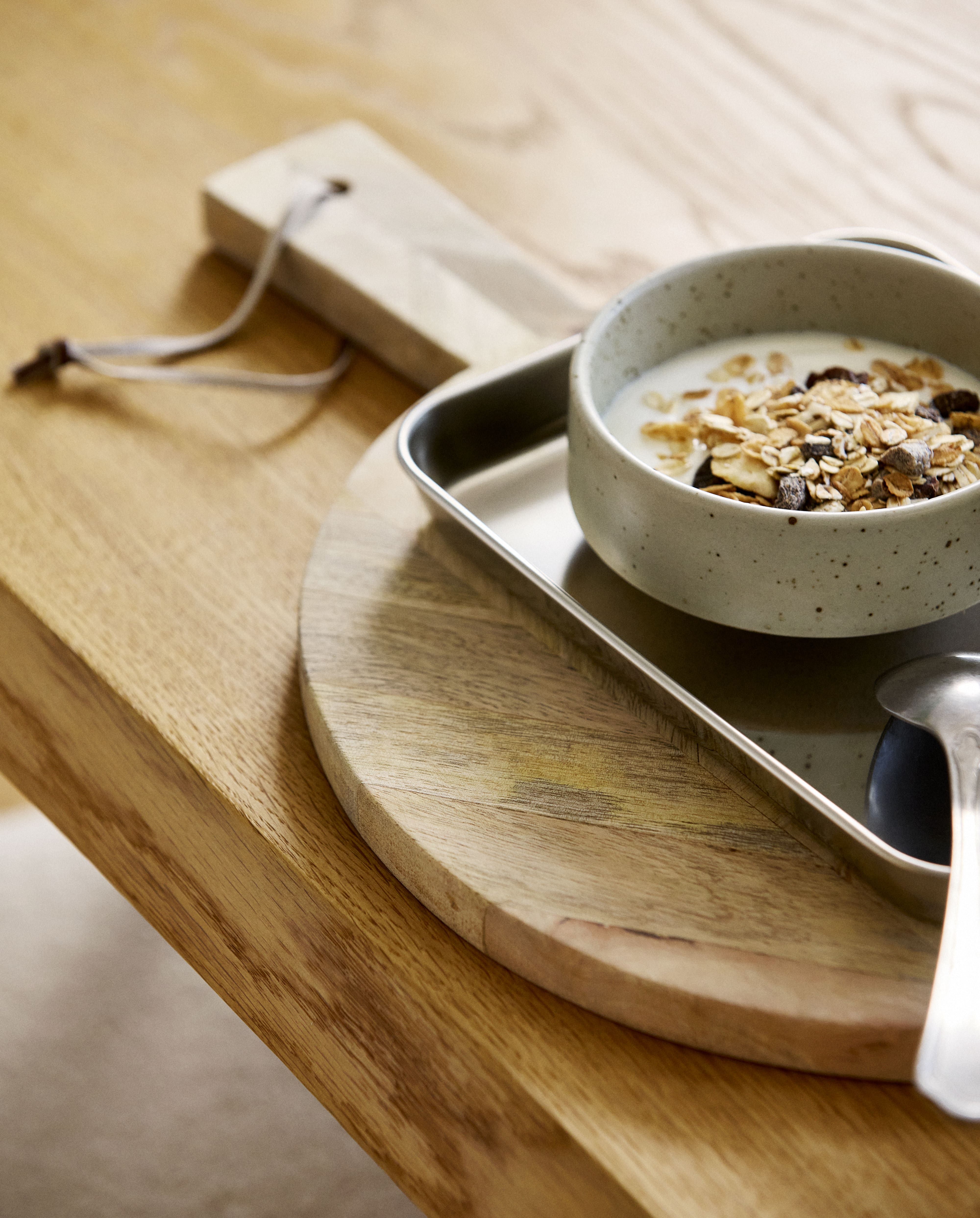 Chopping board, herringbone, wood, S