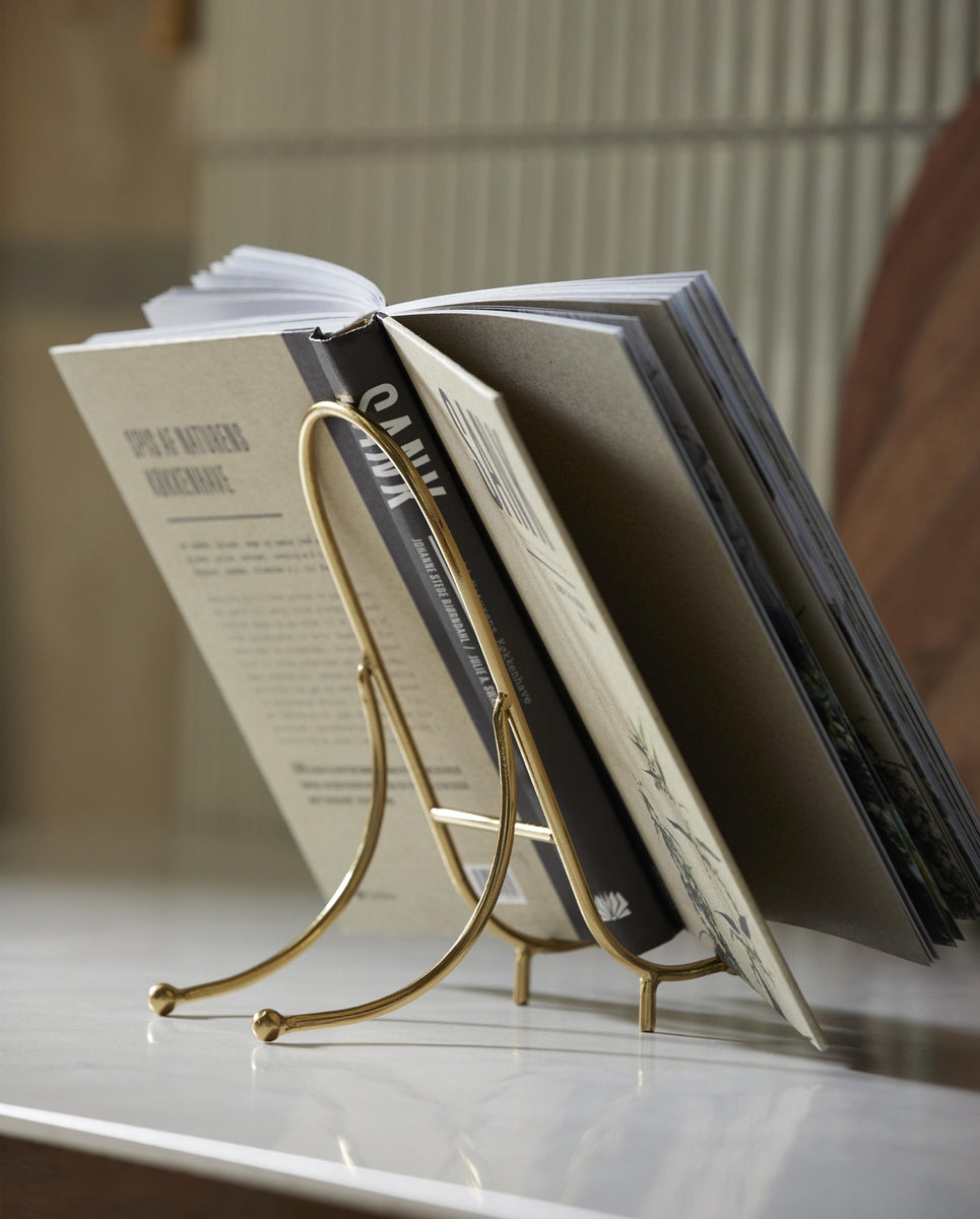 Porte-livre FAILA, fer - finition dorée