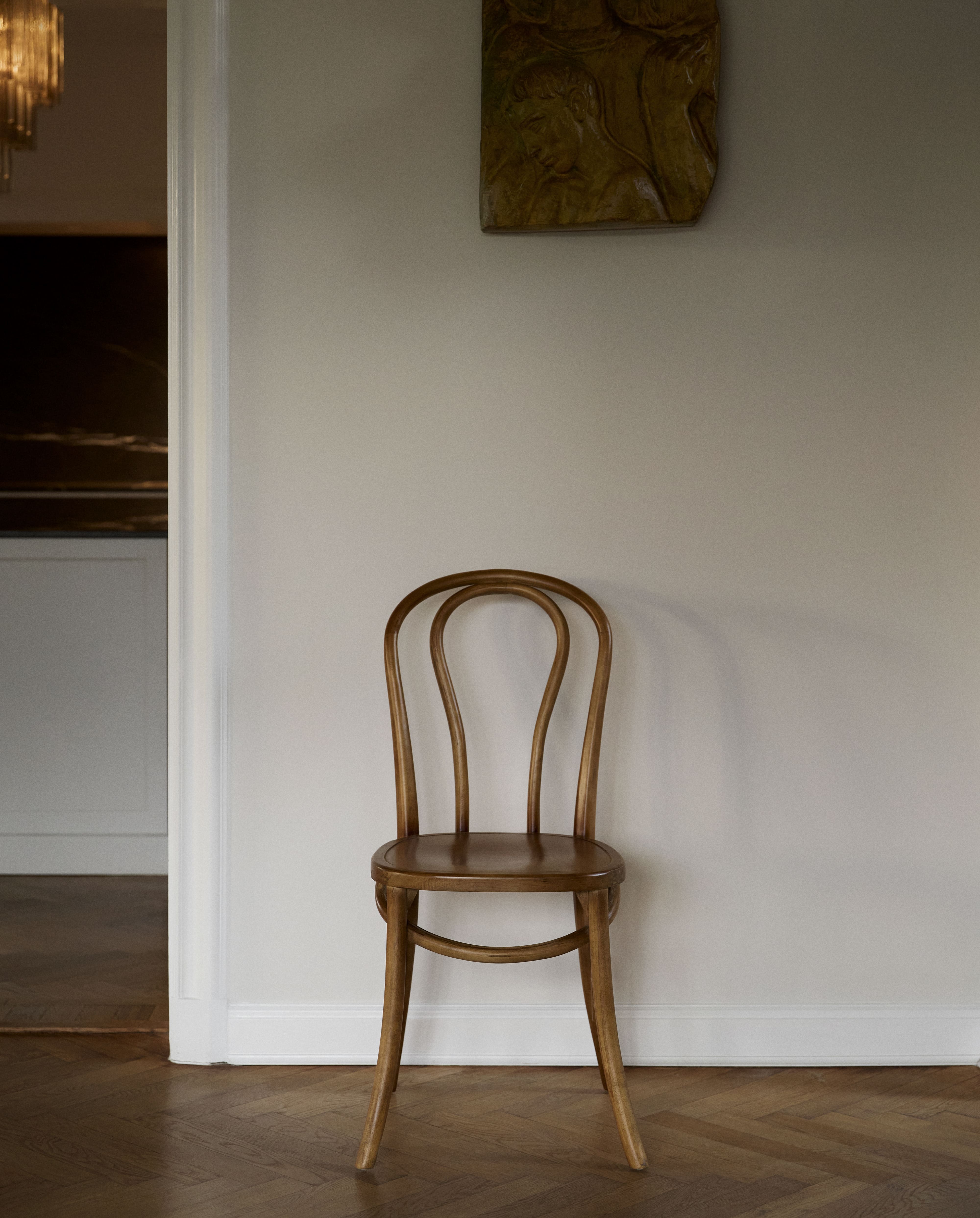 BISTRO chair, brown wood