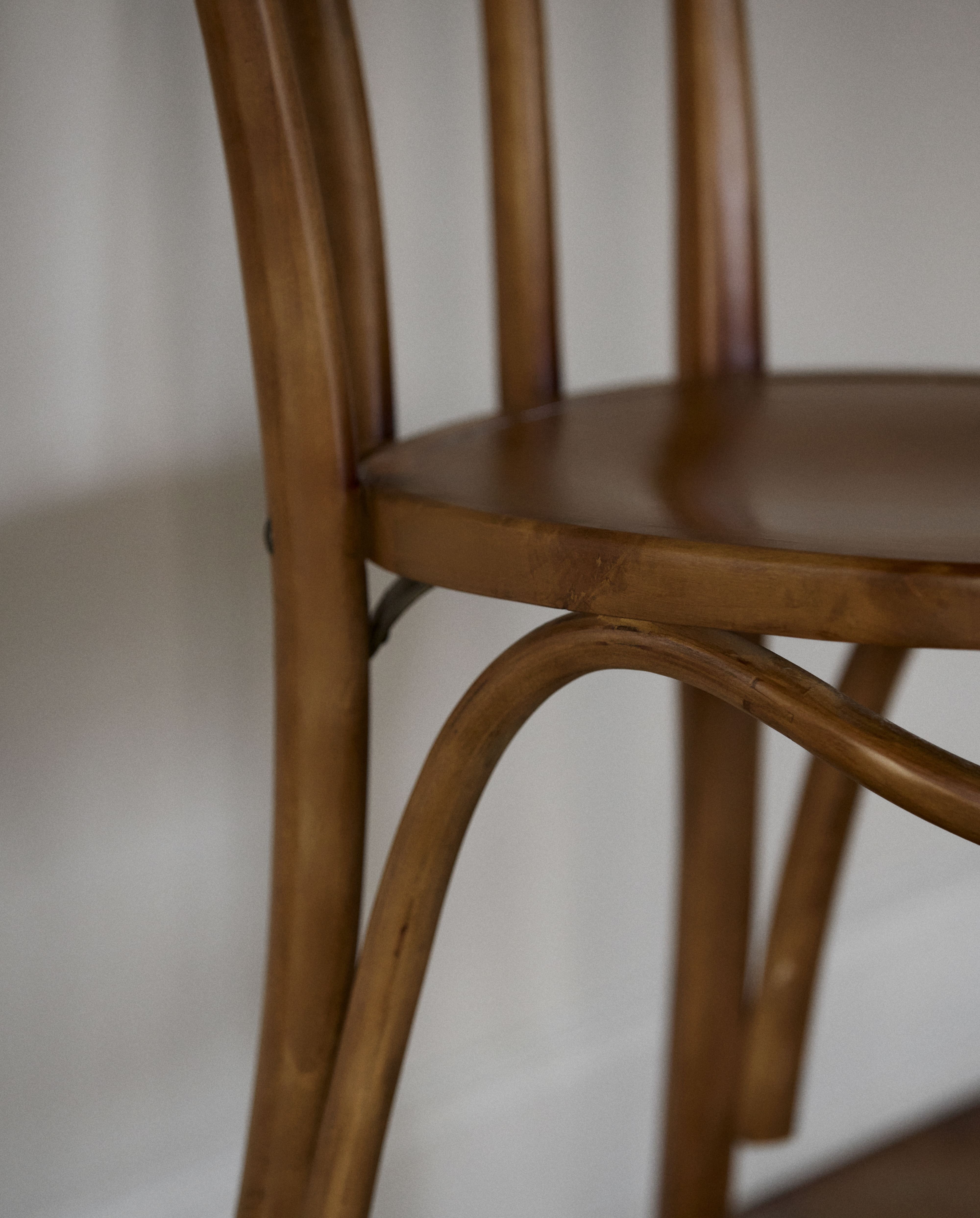 BISTRO chair, brown wood