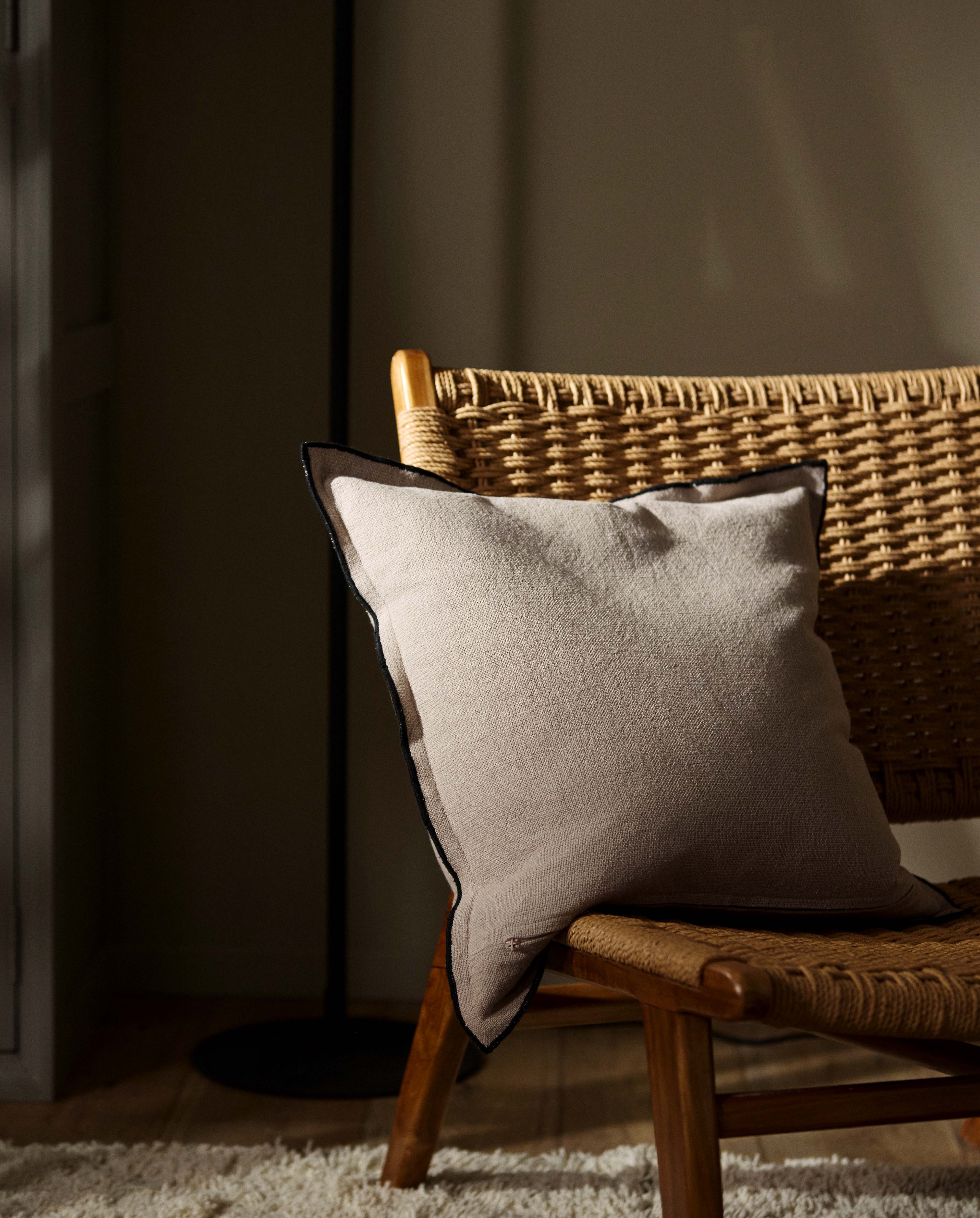 ALTAIR cushion cover, 48x48 - brown