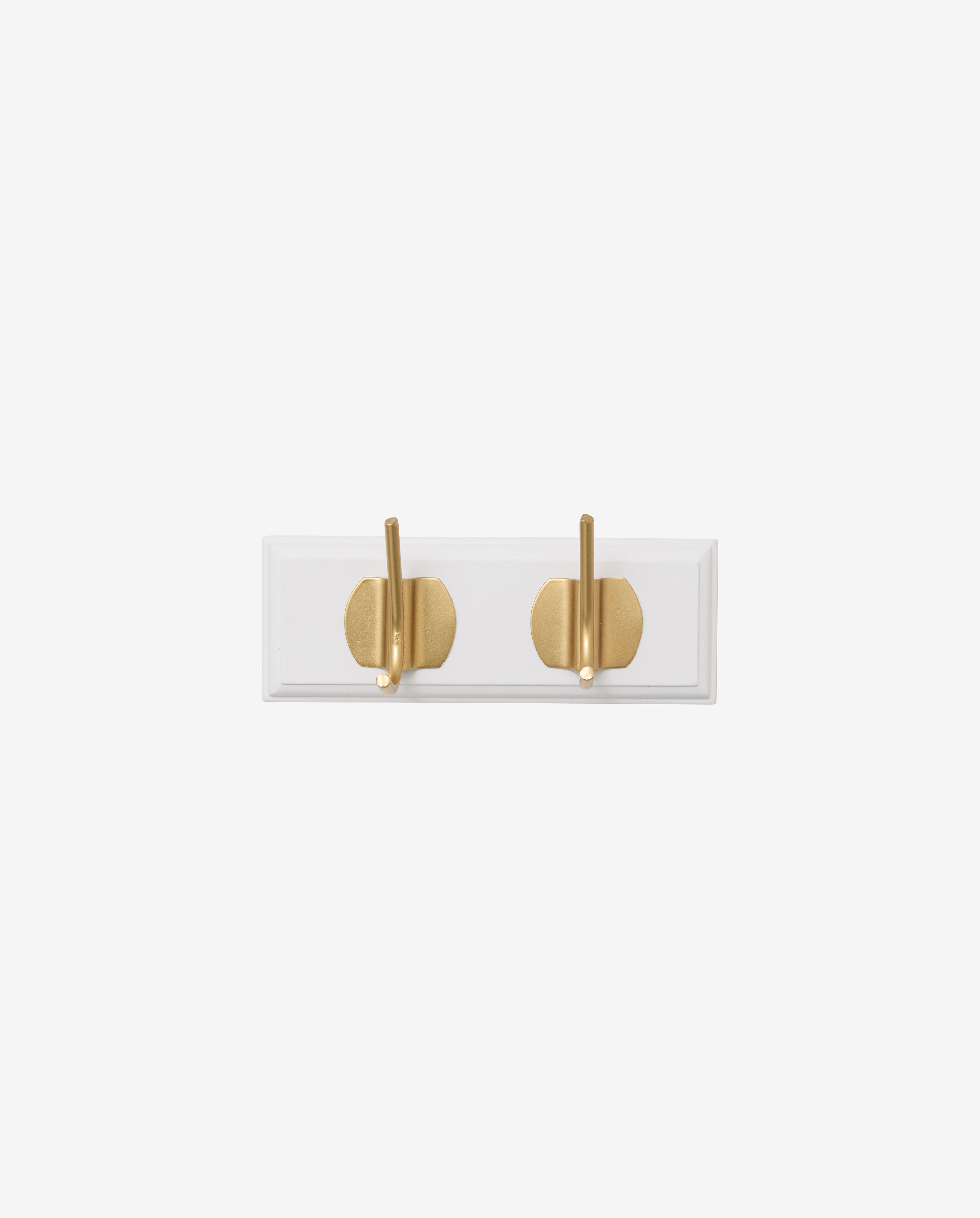 EDGY coat rack, 2 hooks - white