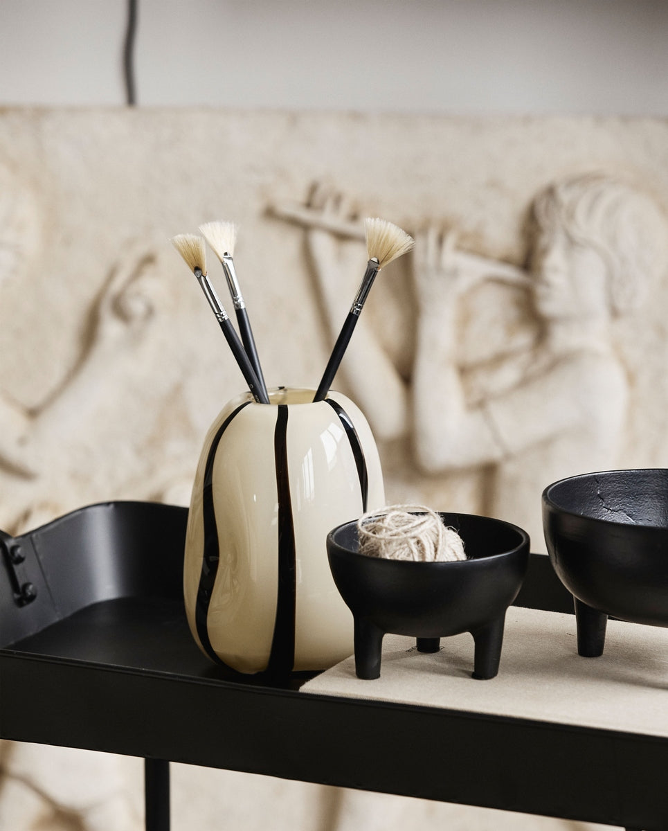 LAMU bowl, black, small