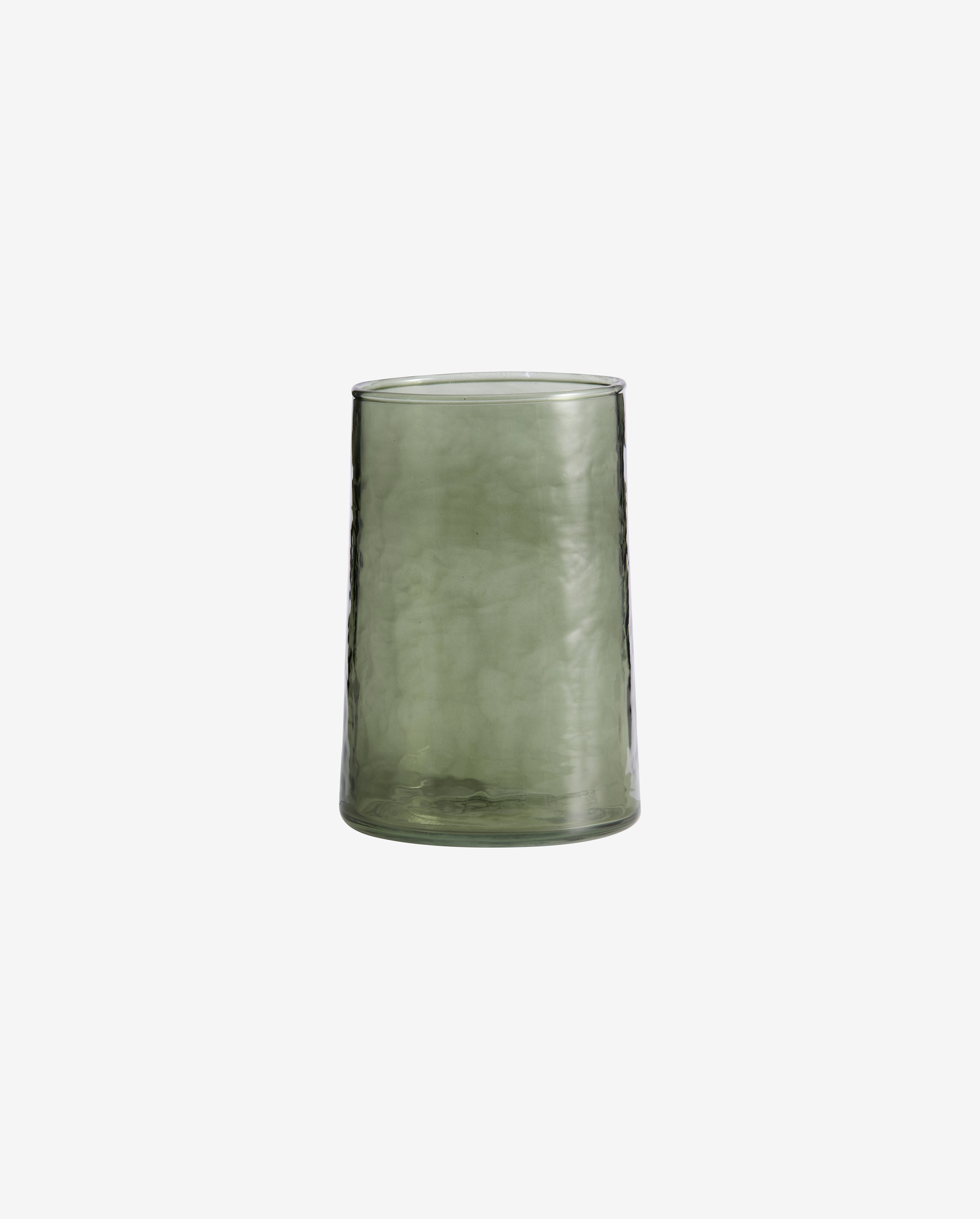 VITA tall drinking glass - dark green