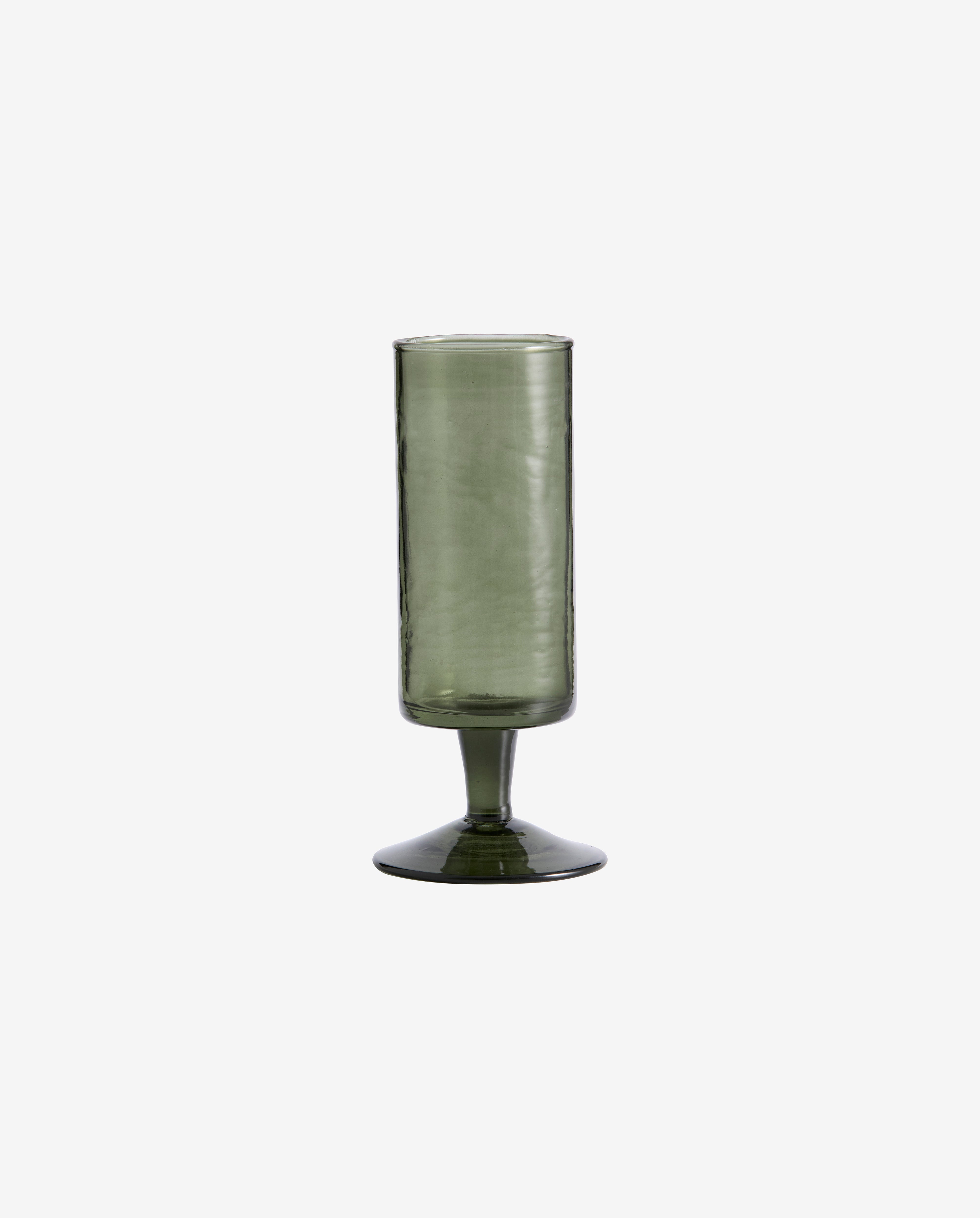 VITA tall wine glass - dark green