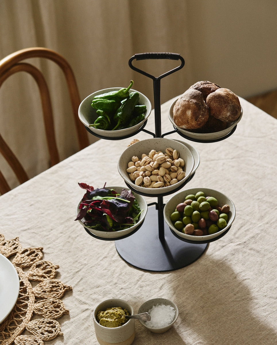 PRIMULA serveerstandaard - zwart