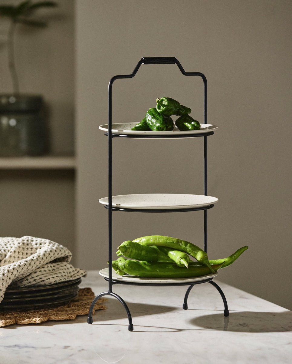 PRIMULA serveerstandaard - zwart