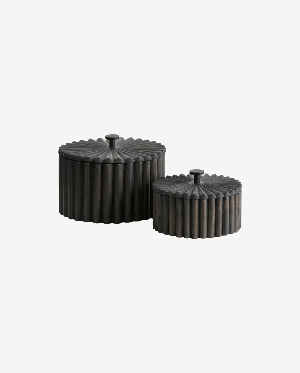 RIBA storage, set w/2 - black