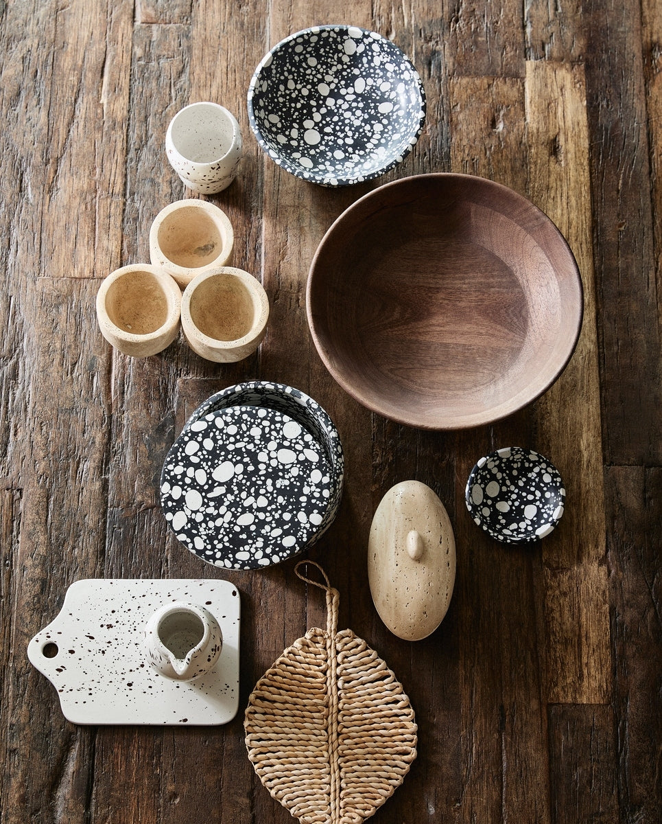 BISA kom - zwart/wit