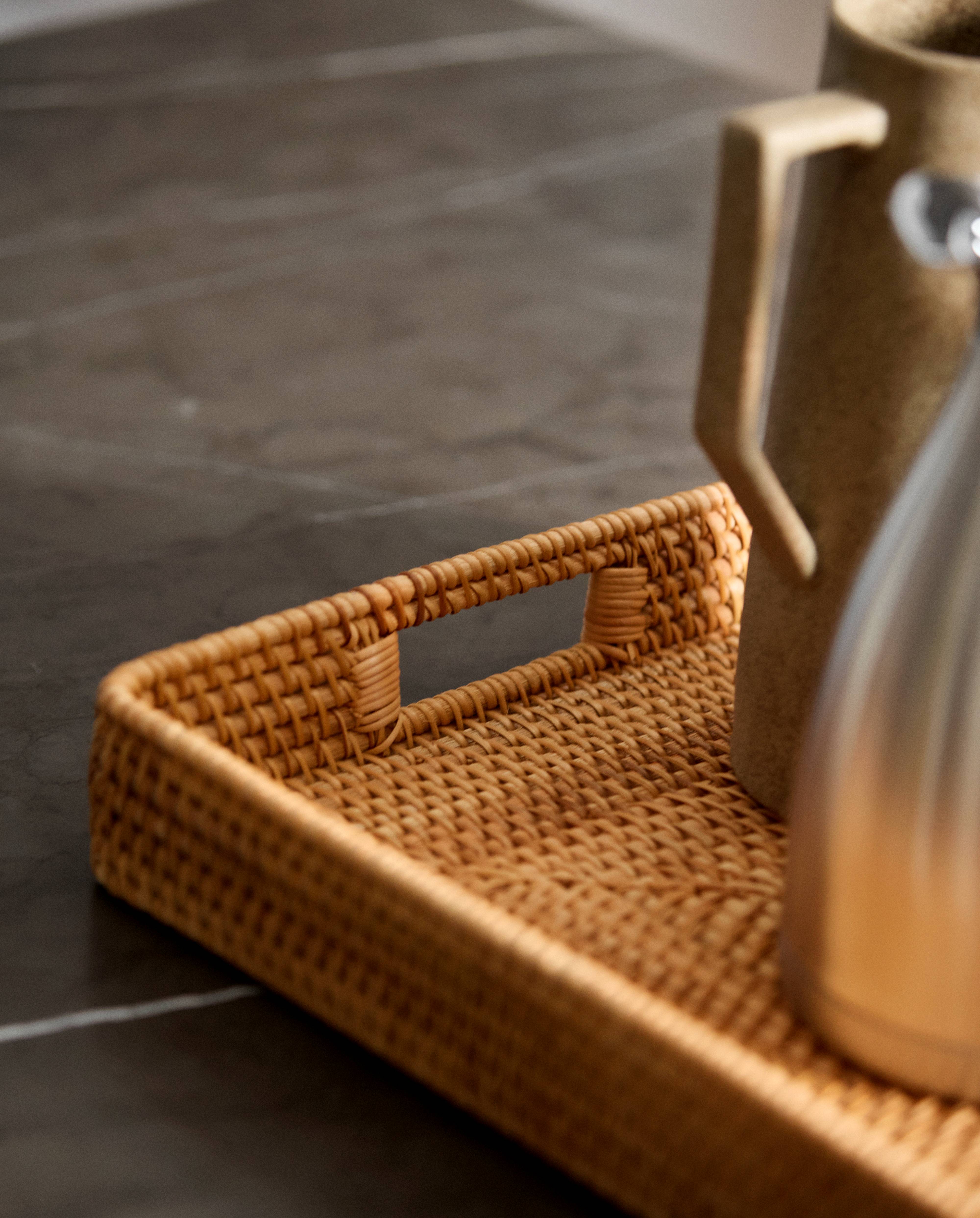 FIGUS rattan serving tray - nature