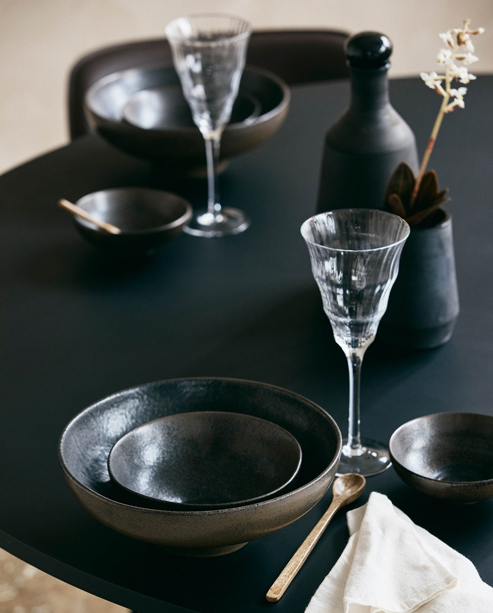 Ciotola INEZ, L - nero