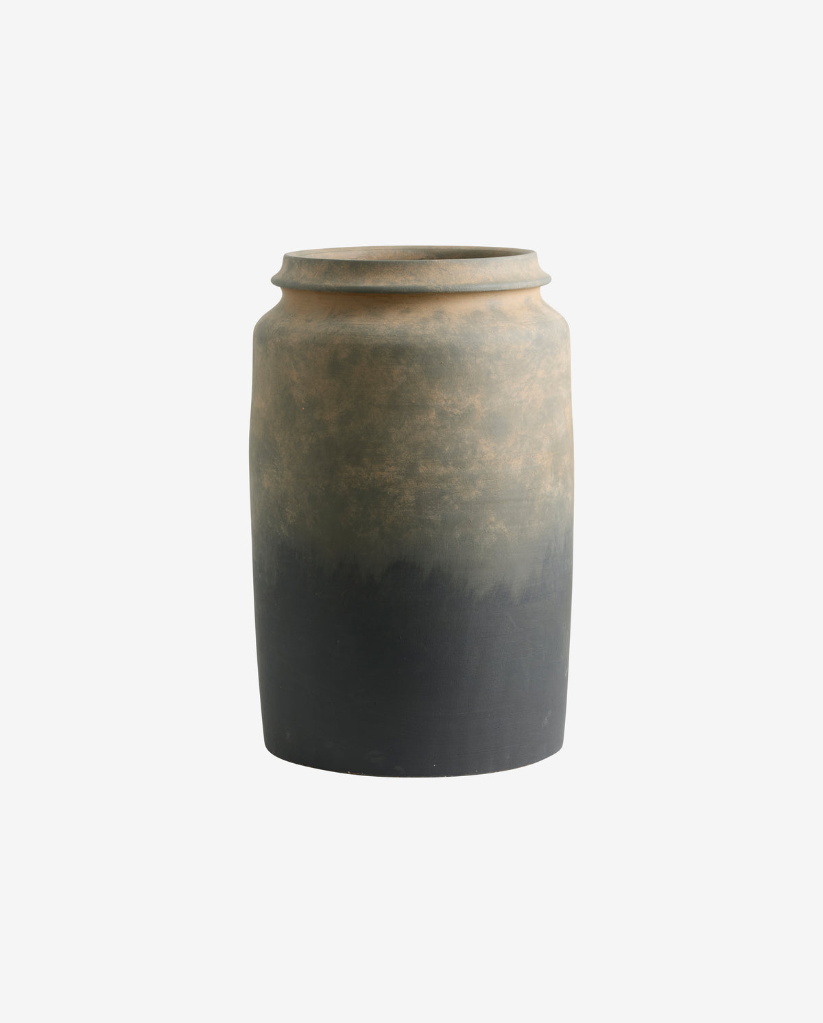 KAVO pot/vase, L - black/brown