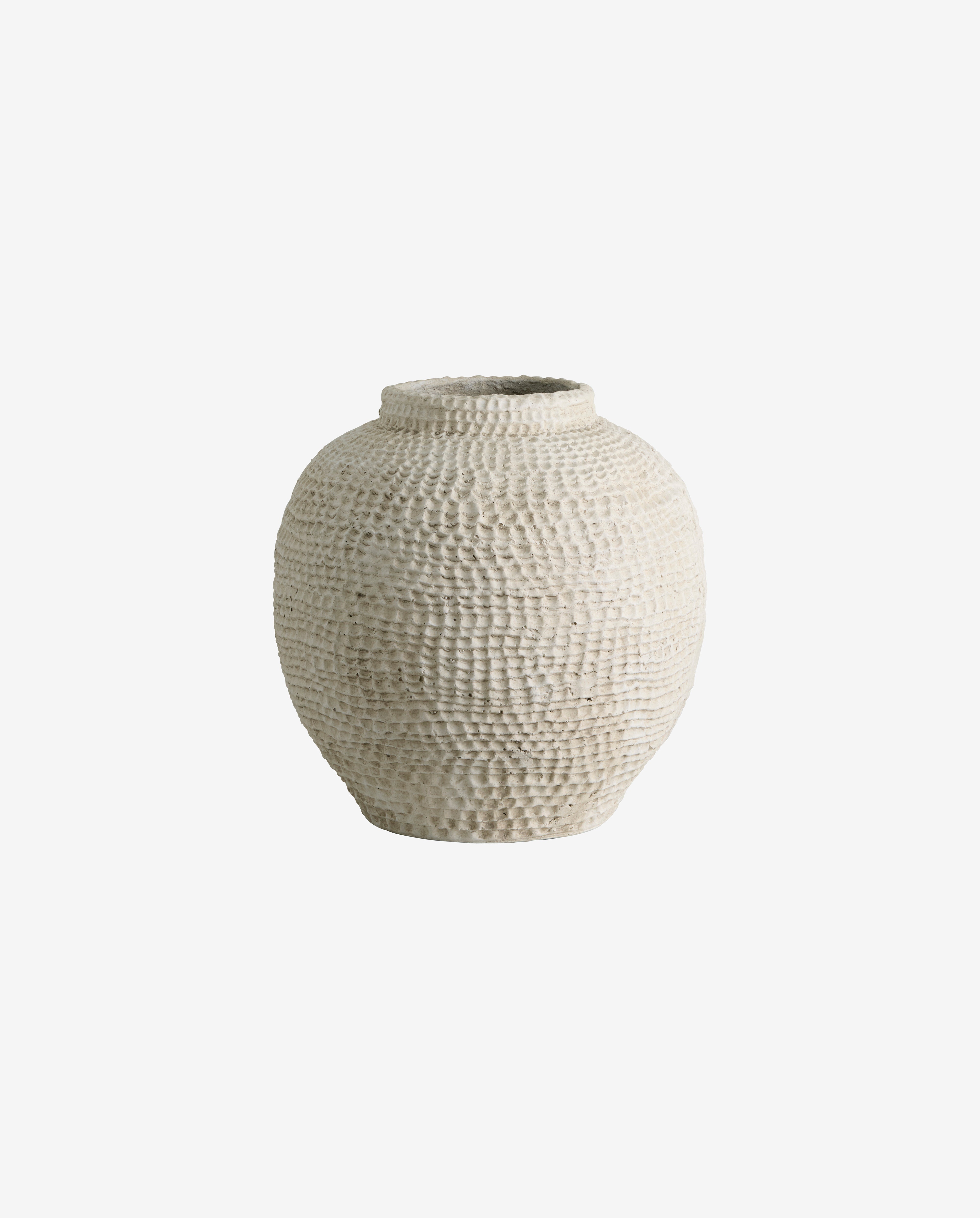 RUPA pot, cement - white