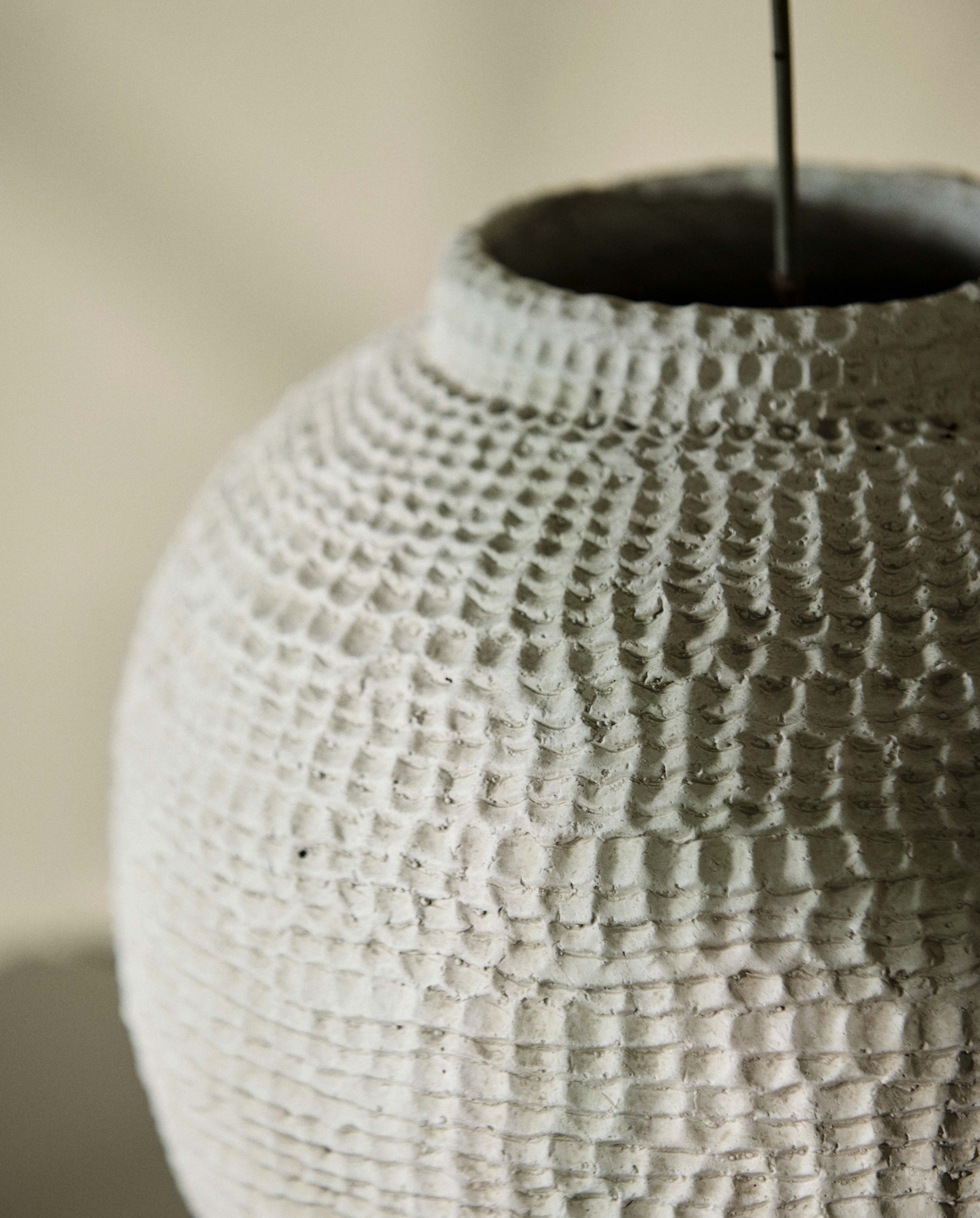 RUPA pot, cement - white