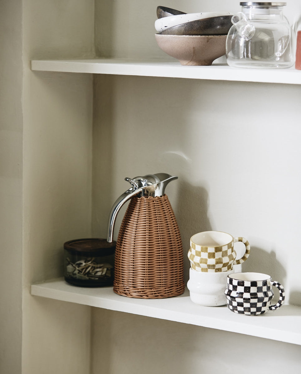 Tazza YSIA, controllo - verde/avorio