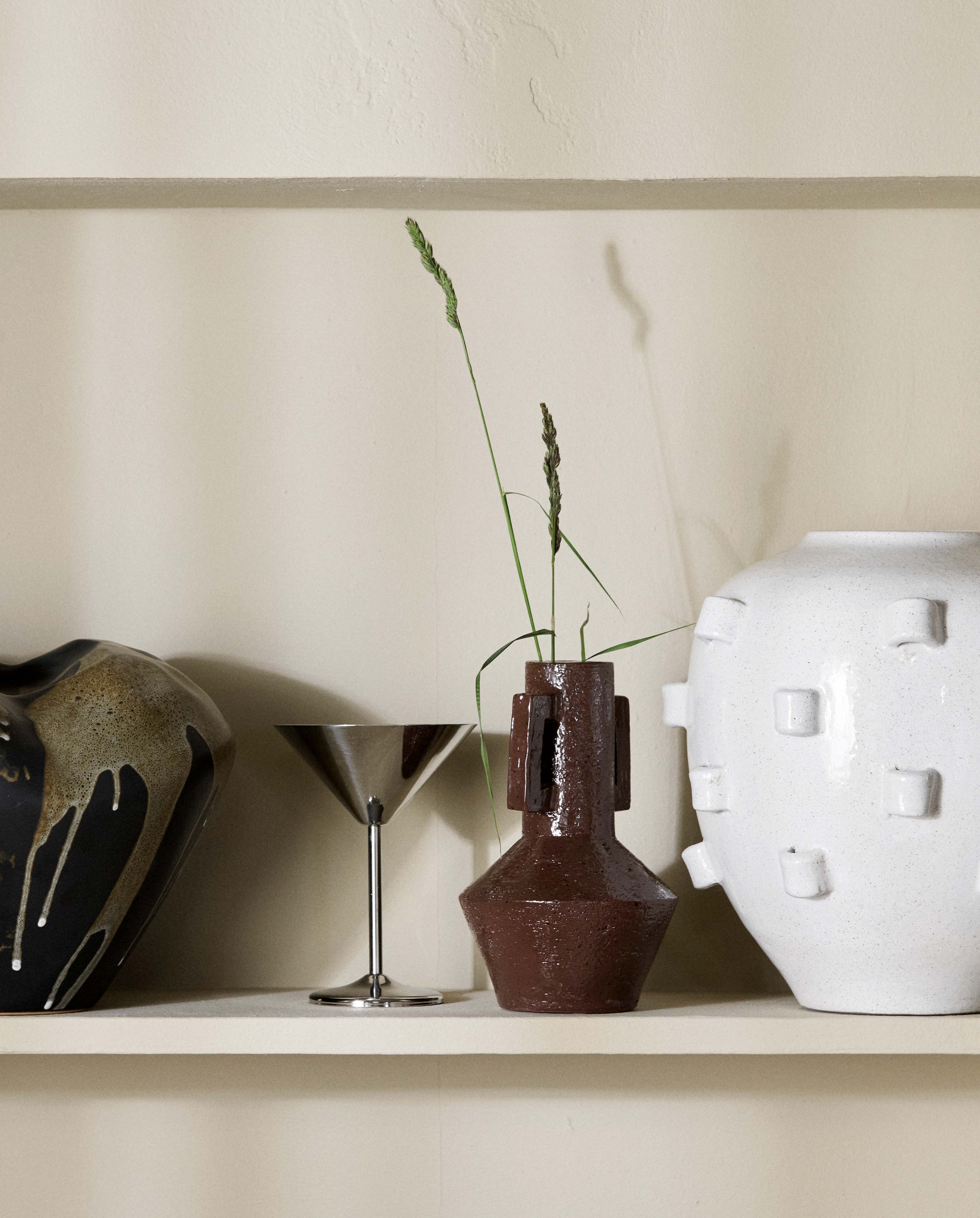 LUMERA cocktail glass - chrome finish