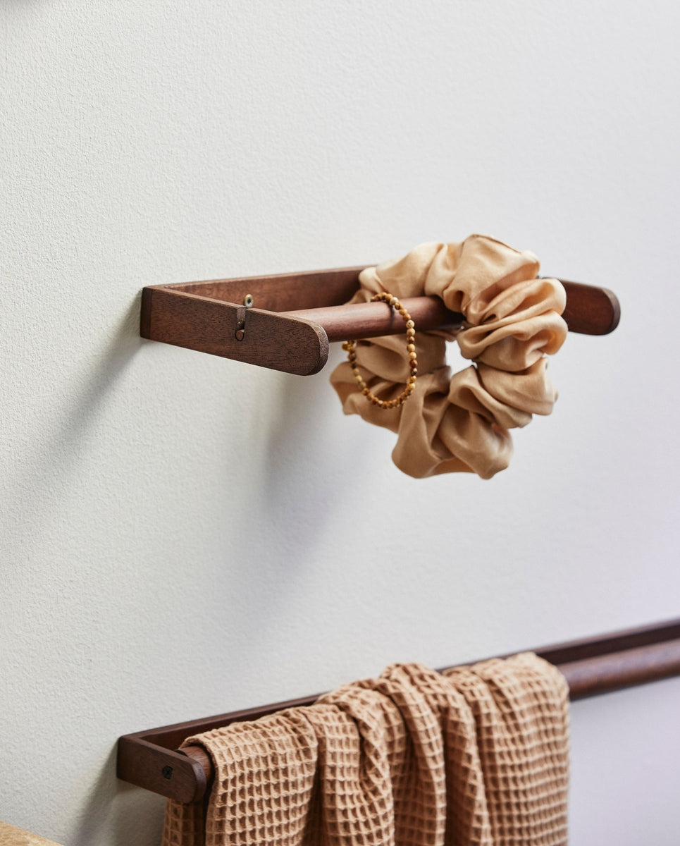 Portarotolo per carta igienica ZATON, legno - naturale