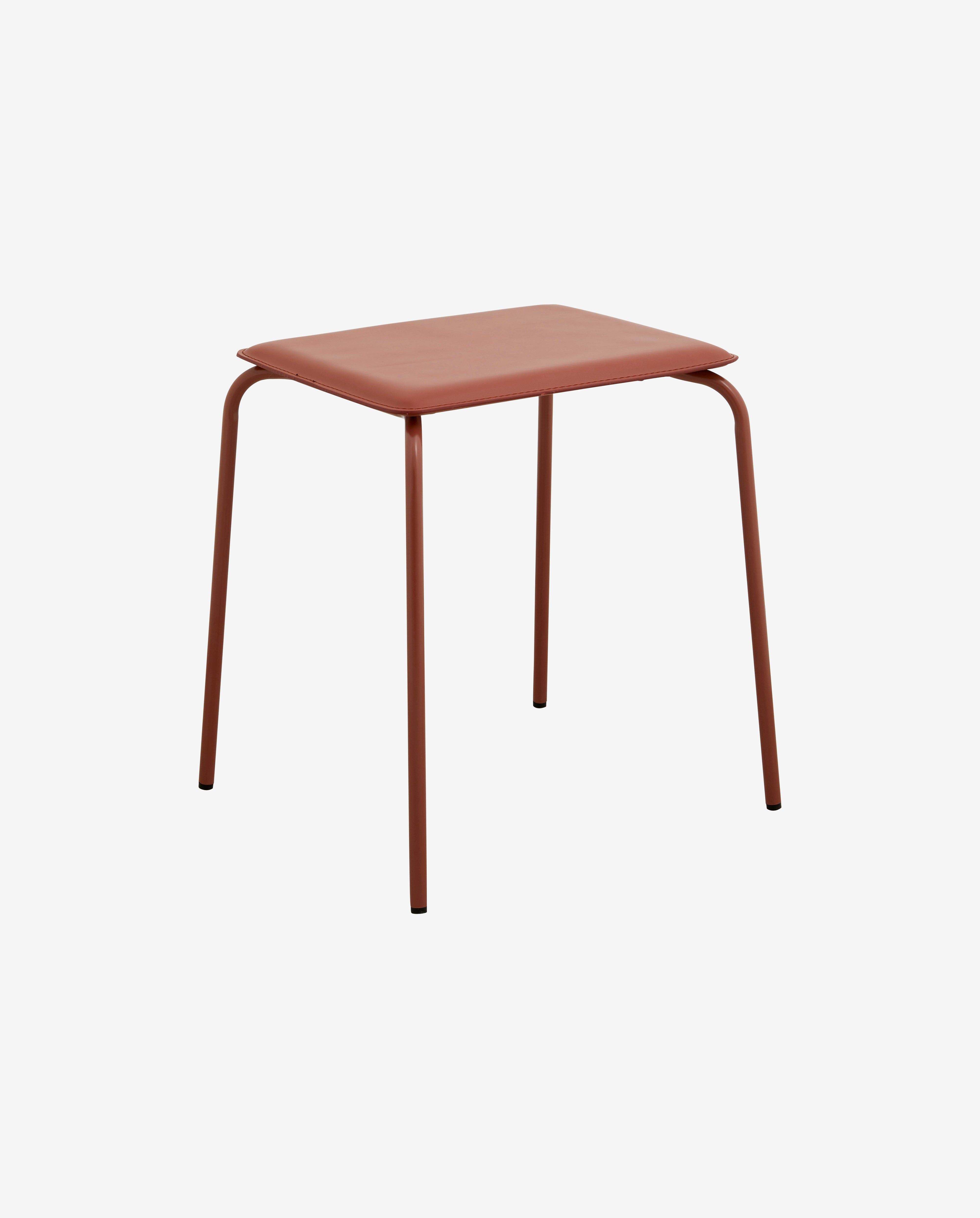 Tabouret ESA - rouge rouille