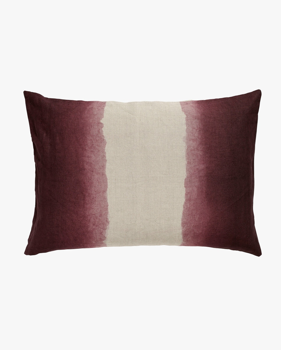 Copricuscino, rosa scuro/beige