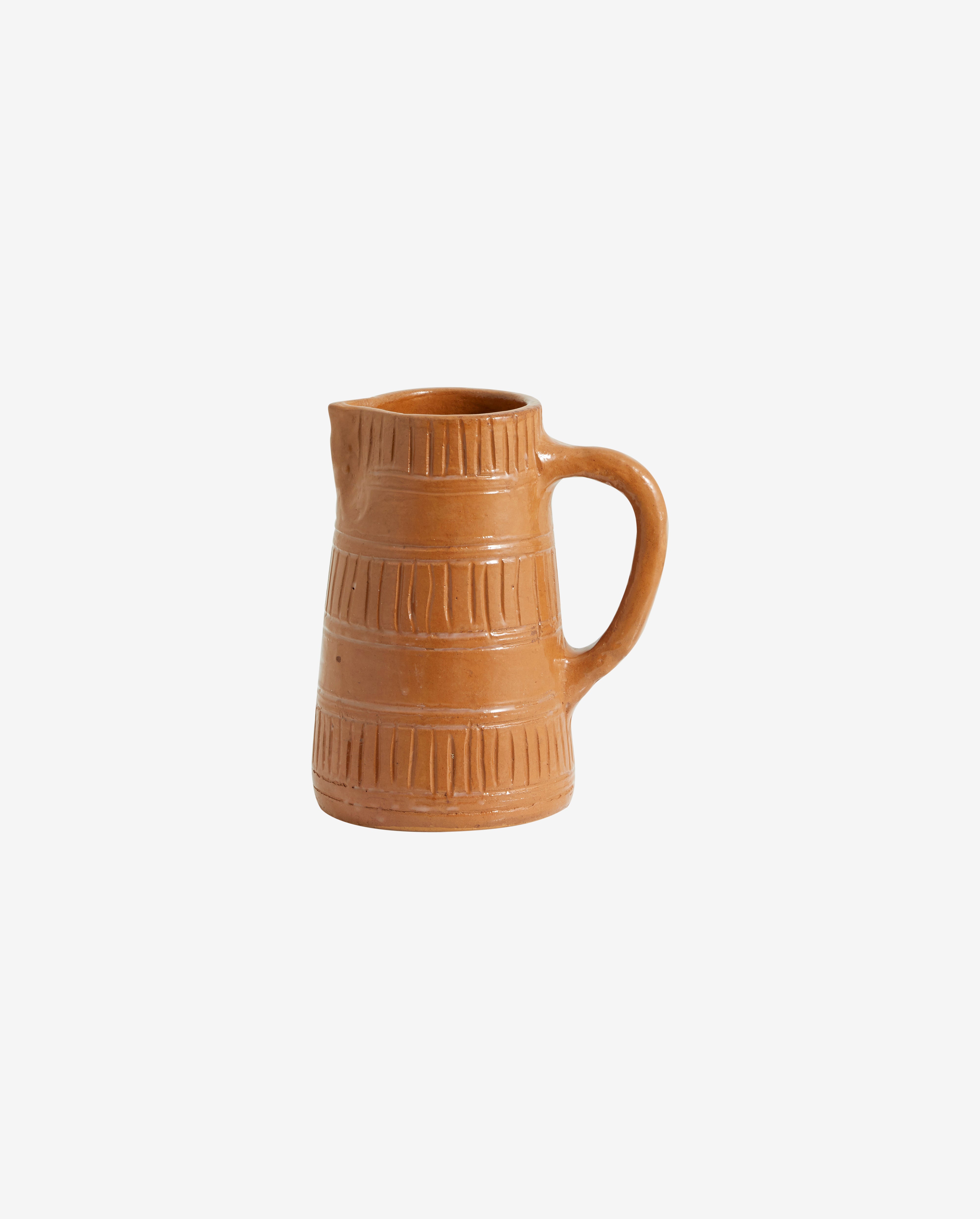 JUNIPER kan met handvat, terracotta - bruin