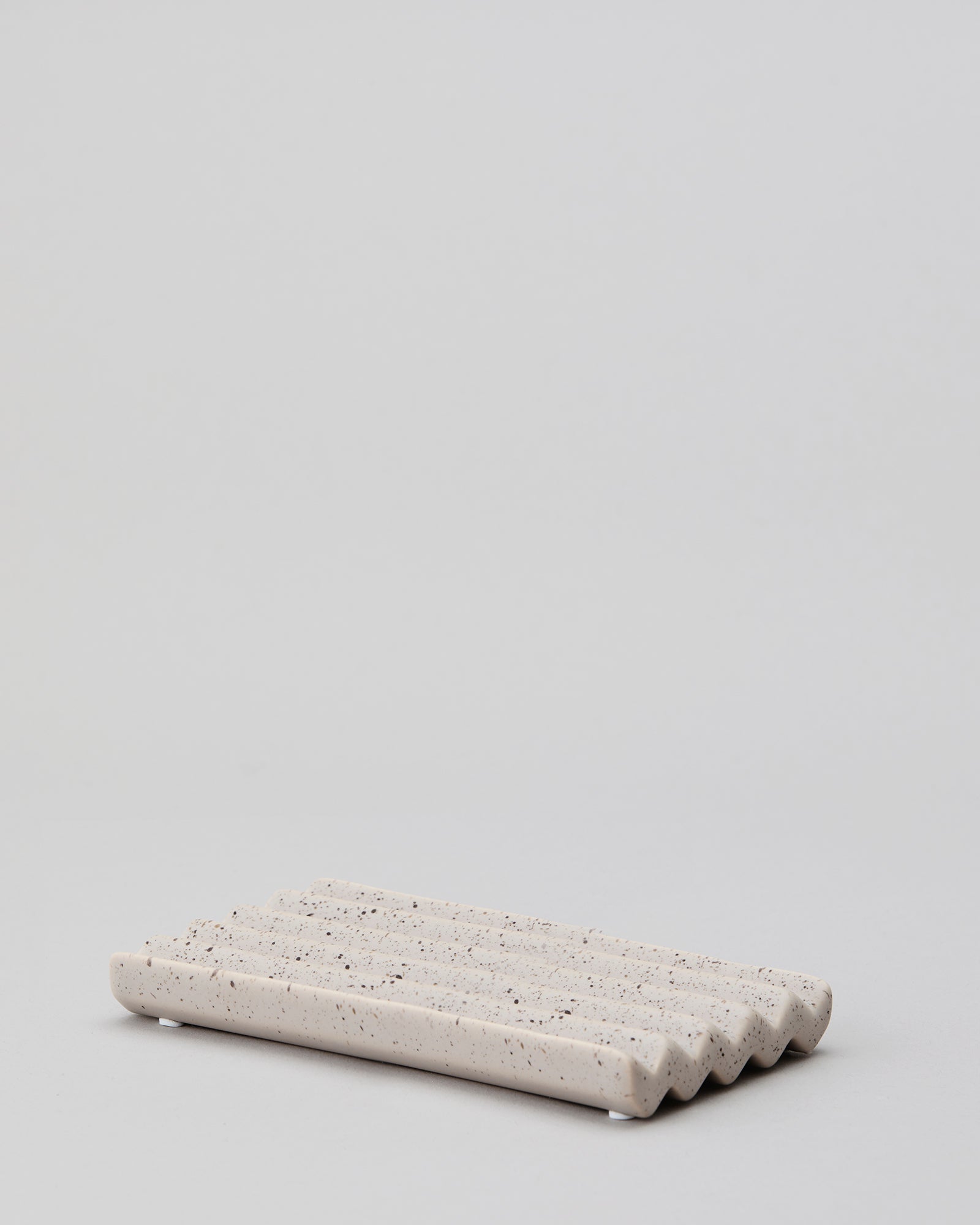 Keramische zeepbak groot | TERRAZZO 8 x 15 cm