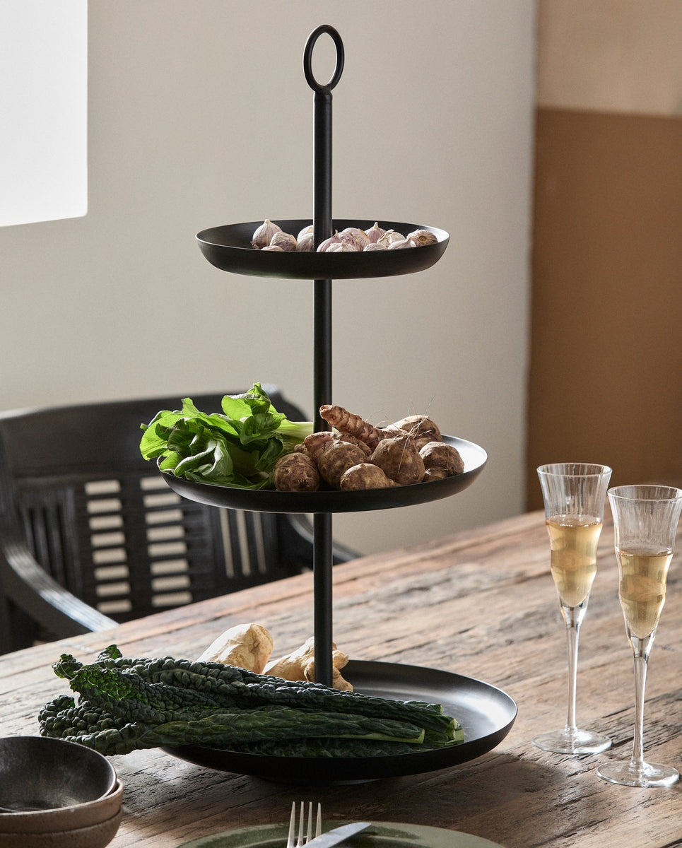 ASSAM etagere, L - nero