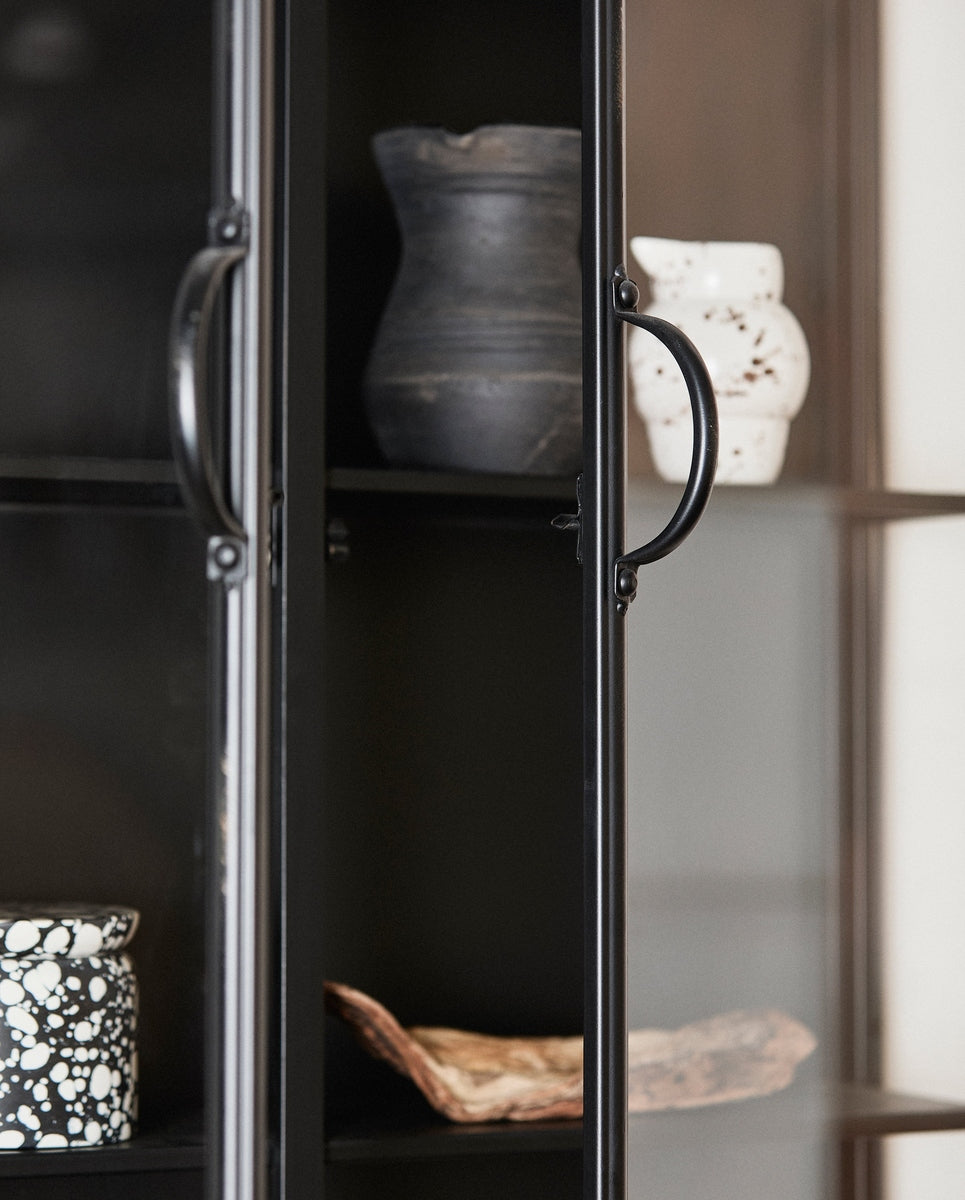 DOWNTOWN wandkast, zwart