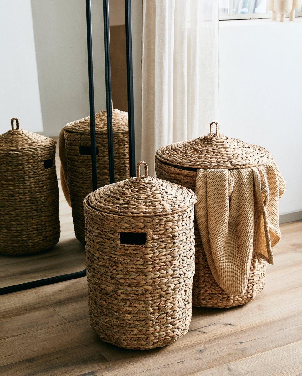 panier à linge COSNA, s/2 - naturel