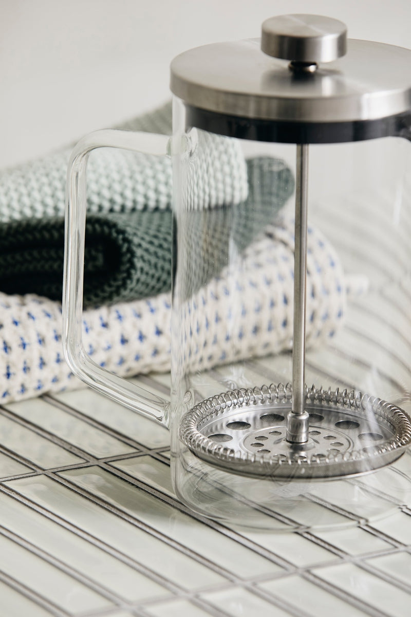 CLOVER Franse pers, glas - helder