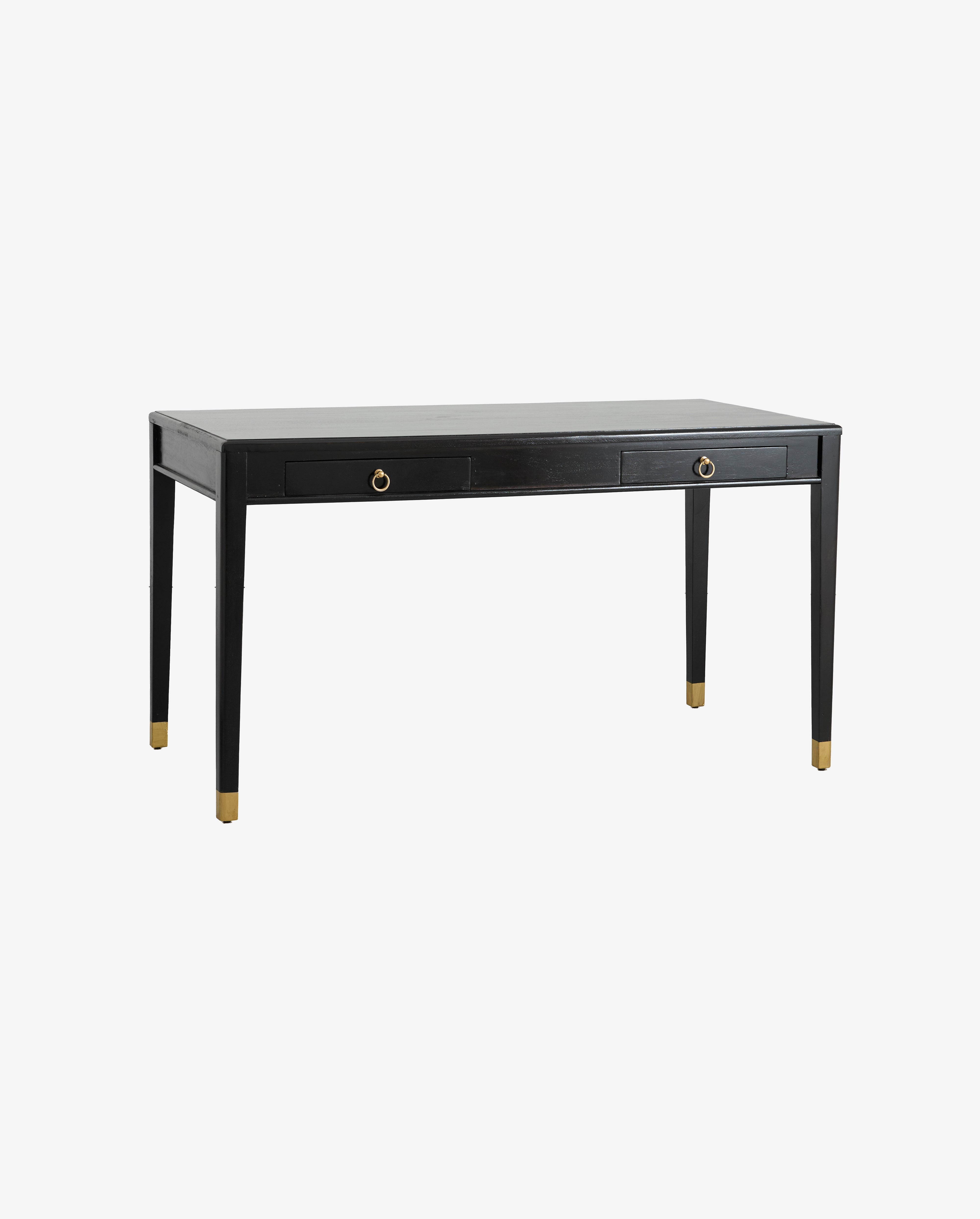 Bureau EMS avec 2 tiroirs, S - noir