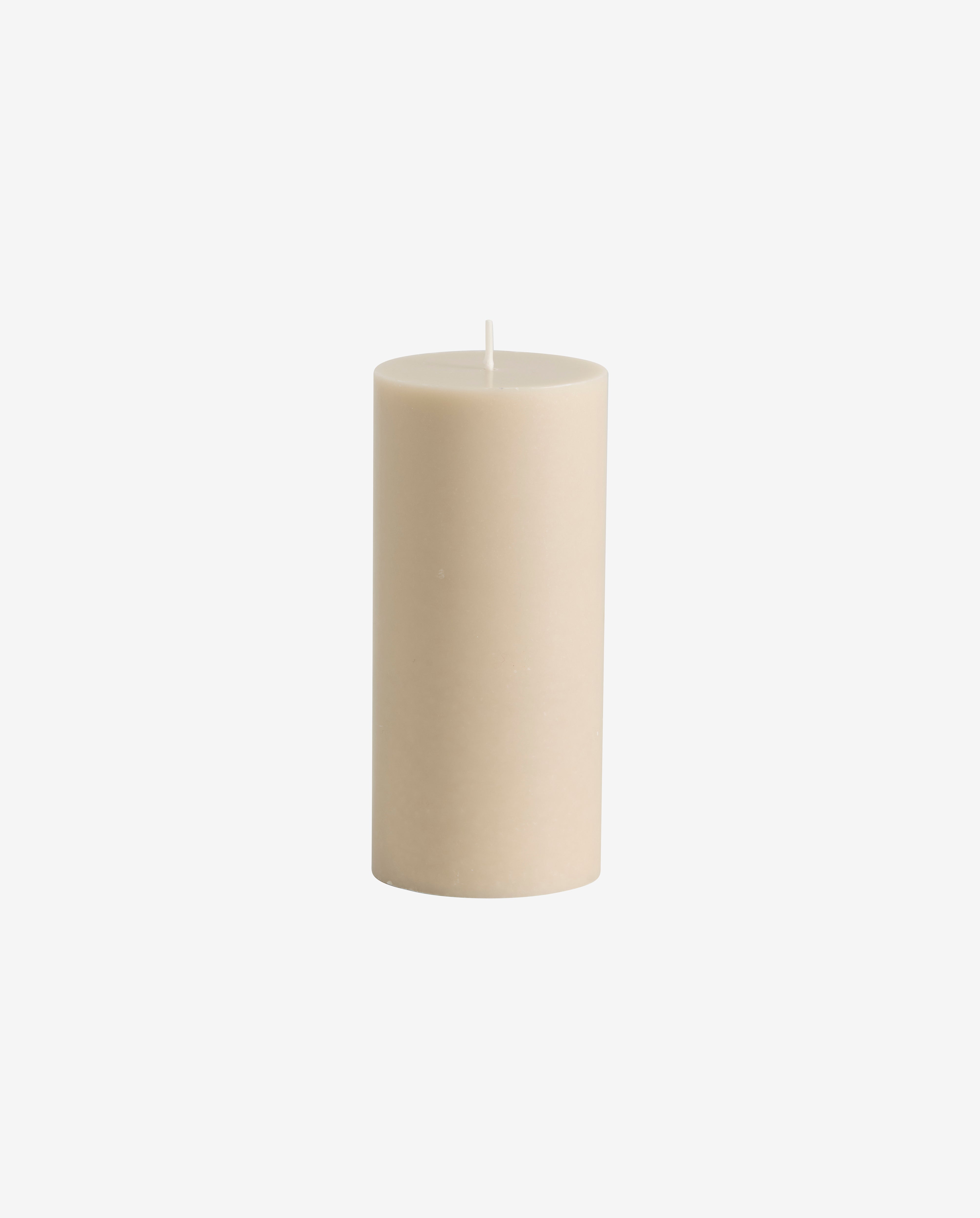 CANDLE, 6,8x15cm - beige