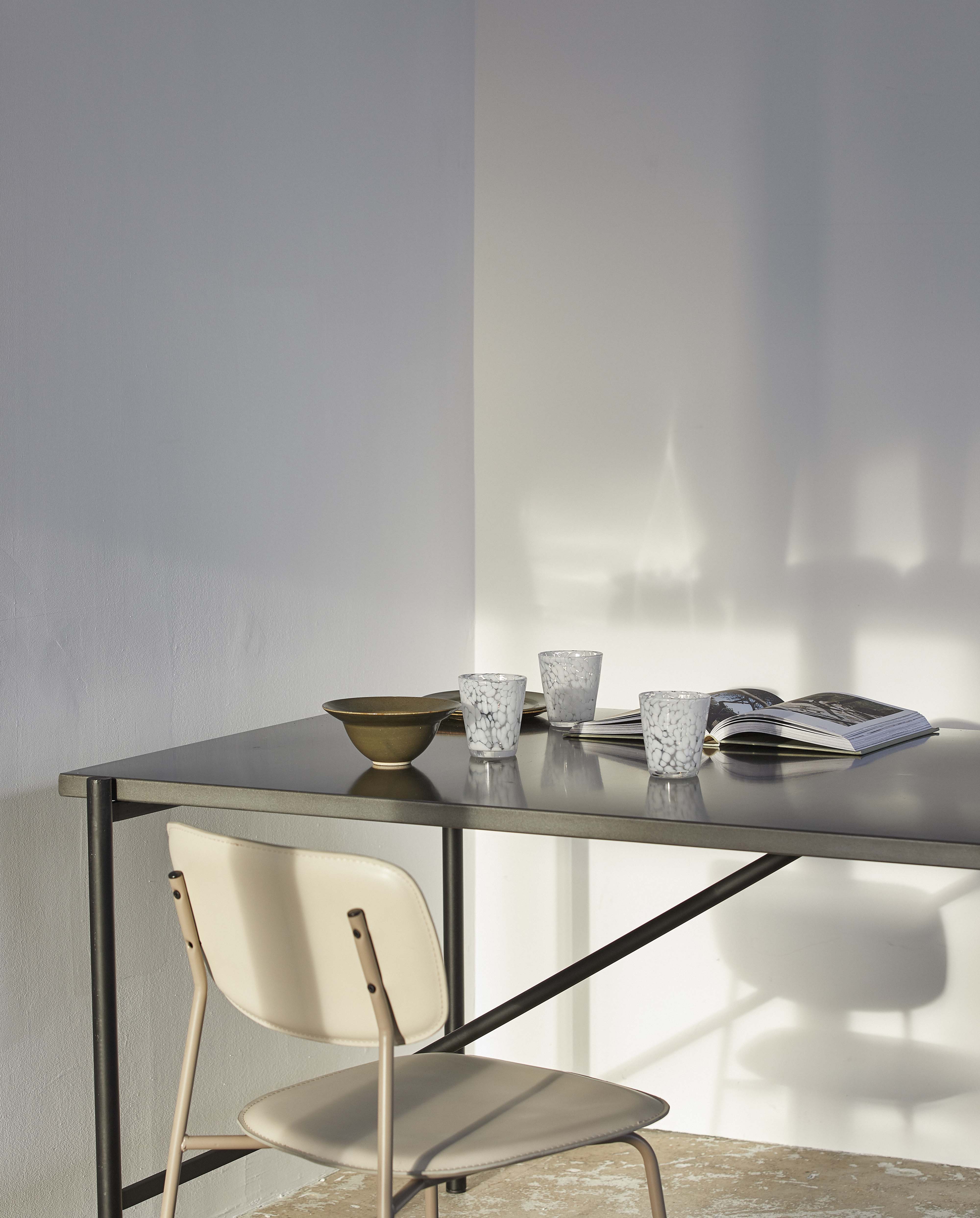 TEPIN drinkglas, helder/wit