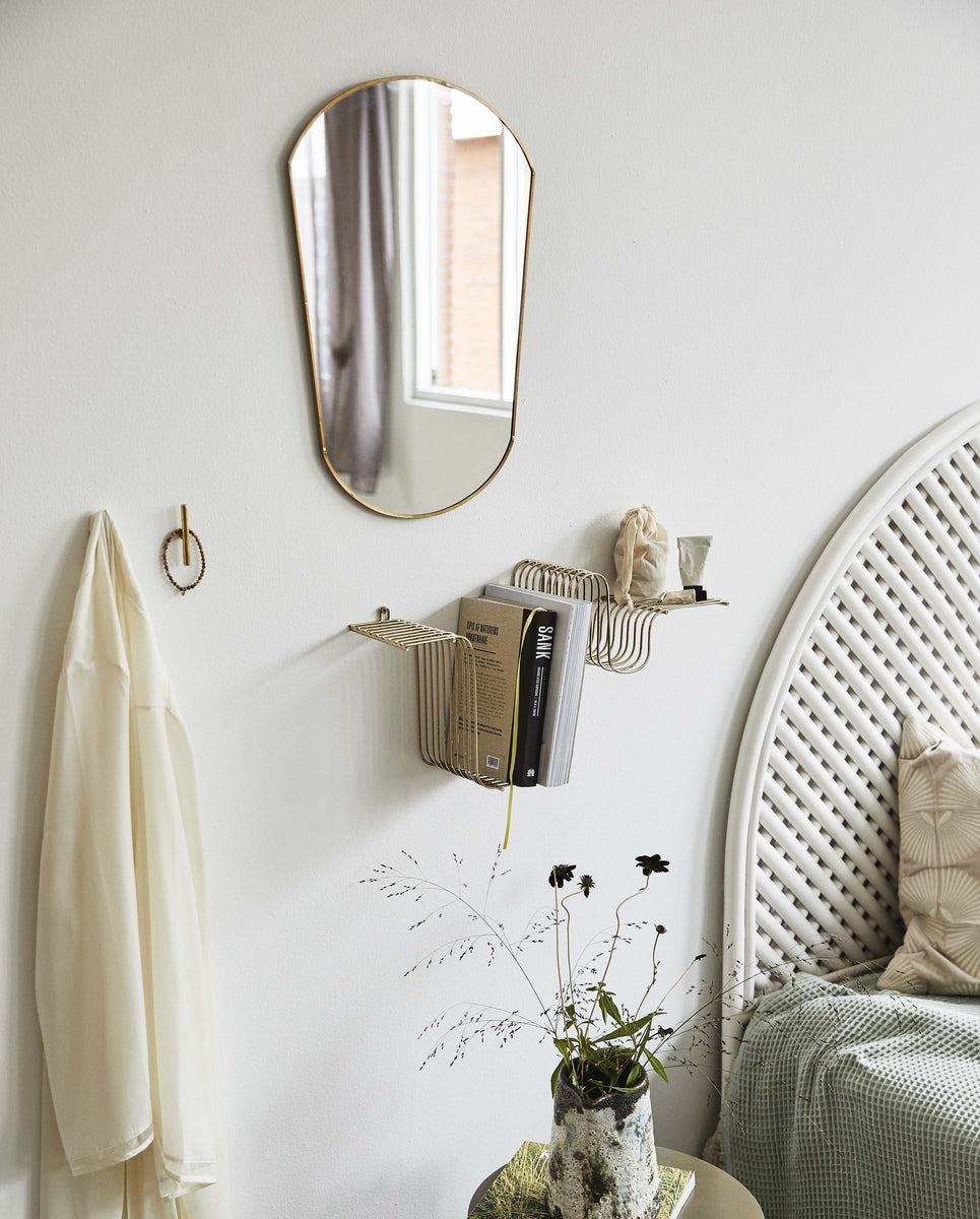 BRAVA plank - gouden afwerking