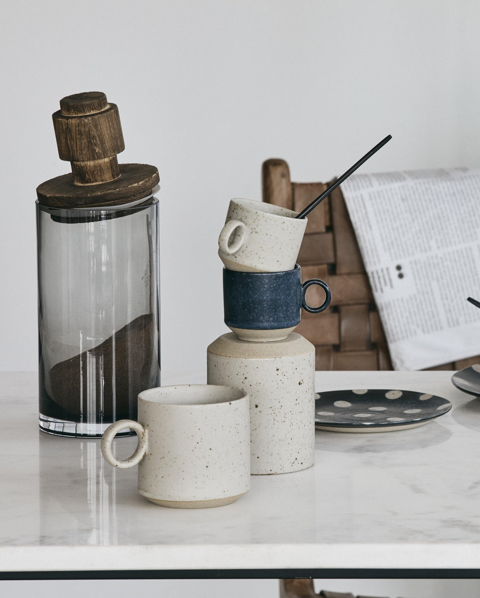 Tazza da espresso GRAINY, blu scuro