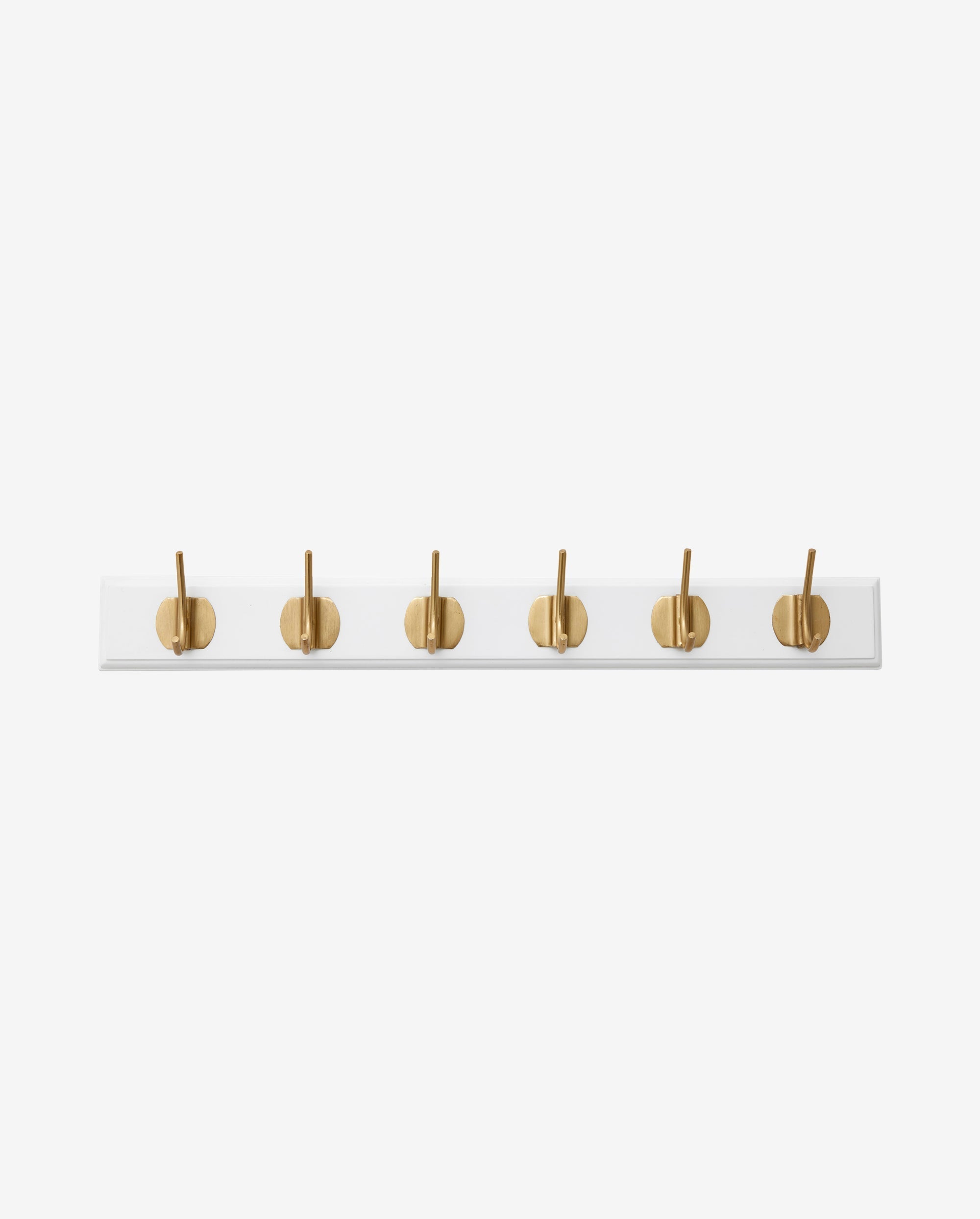EDGY coat rack, 6 hooks white