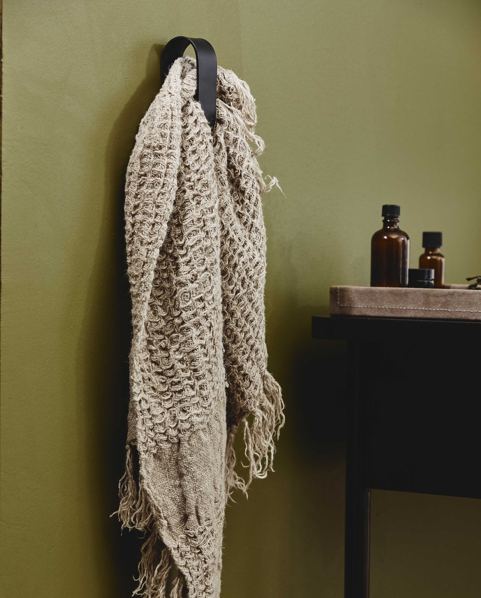 Gancio per asciugamano SOTRA, metallo nero