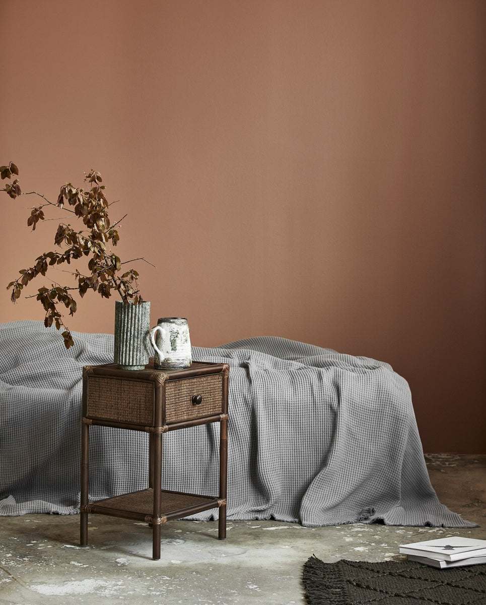 HAYES bijzettafel - bruin