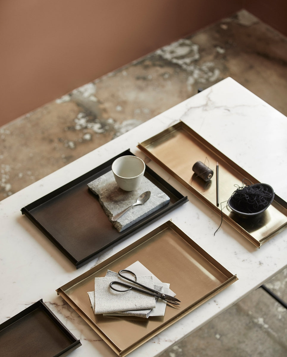 Vassoio lungo KODIAK, nero