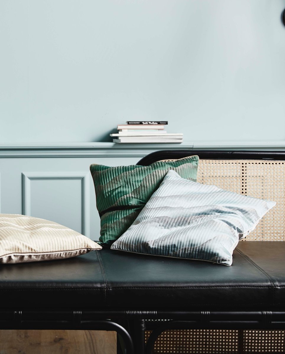 Fodera per cuscino AVIOR, blu/grigio