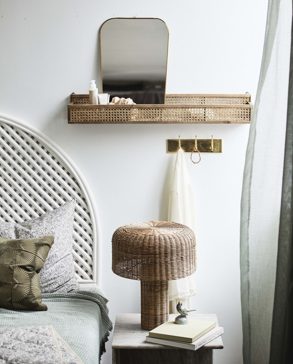 HAAOY coat rack, 3 hooks - golden finish