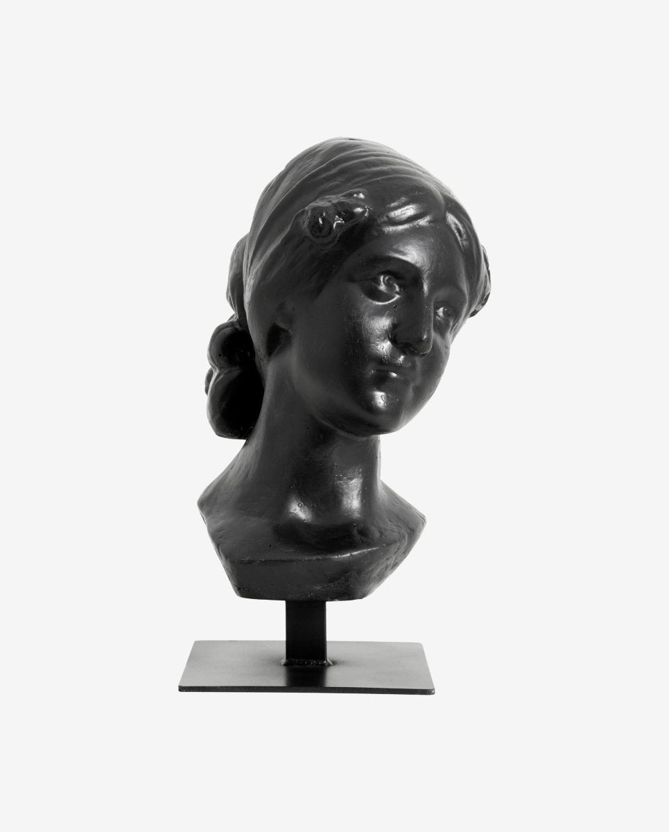 HOGA kvindebuste til dekoration - h39 cm - sort - nordal.dk