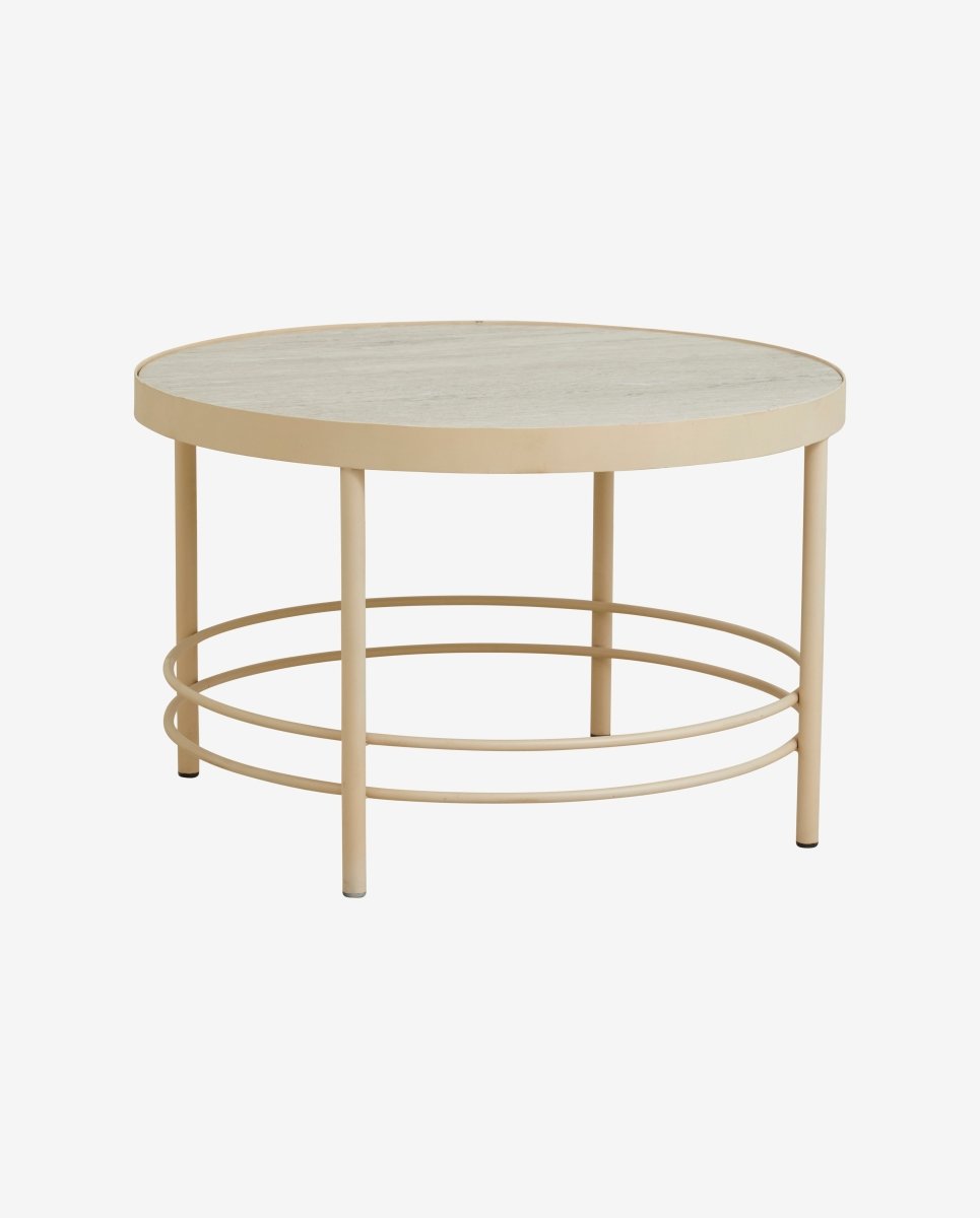 JUNGO rundt sofabord - ø80 cm - sand - nordal.dk