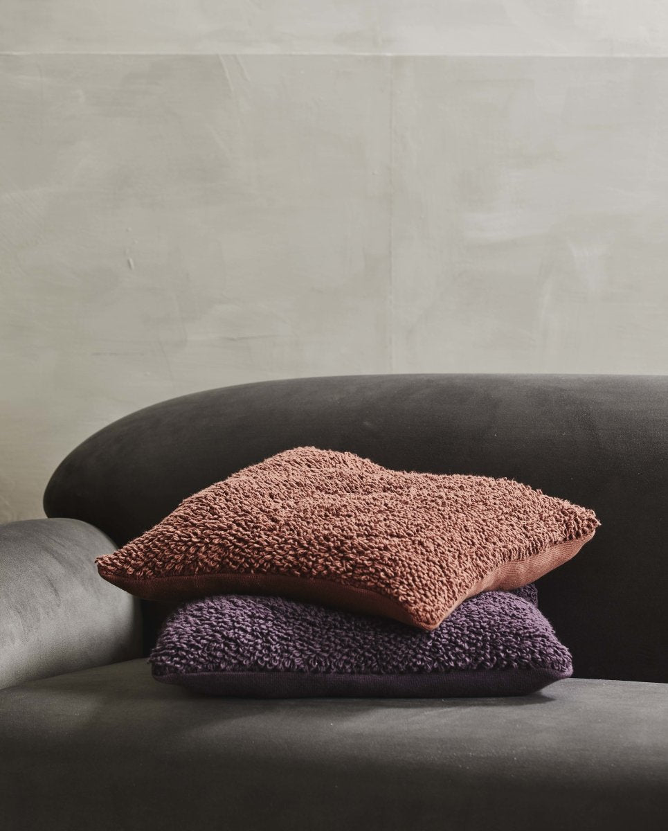 Copricuscino LYRA, S, lavorato a maglia, bordeaux