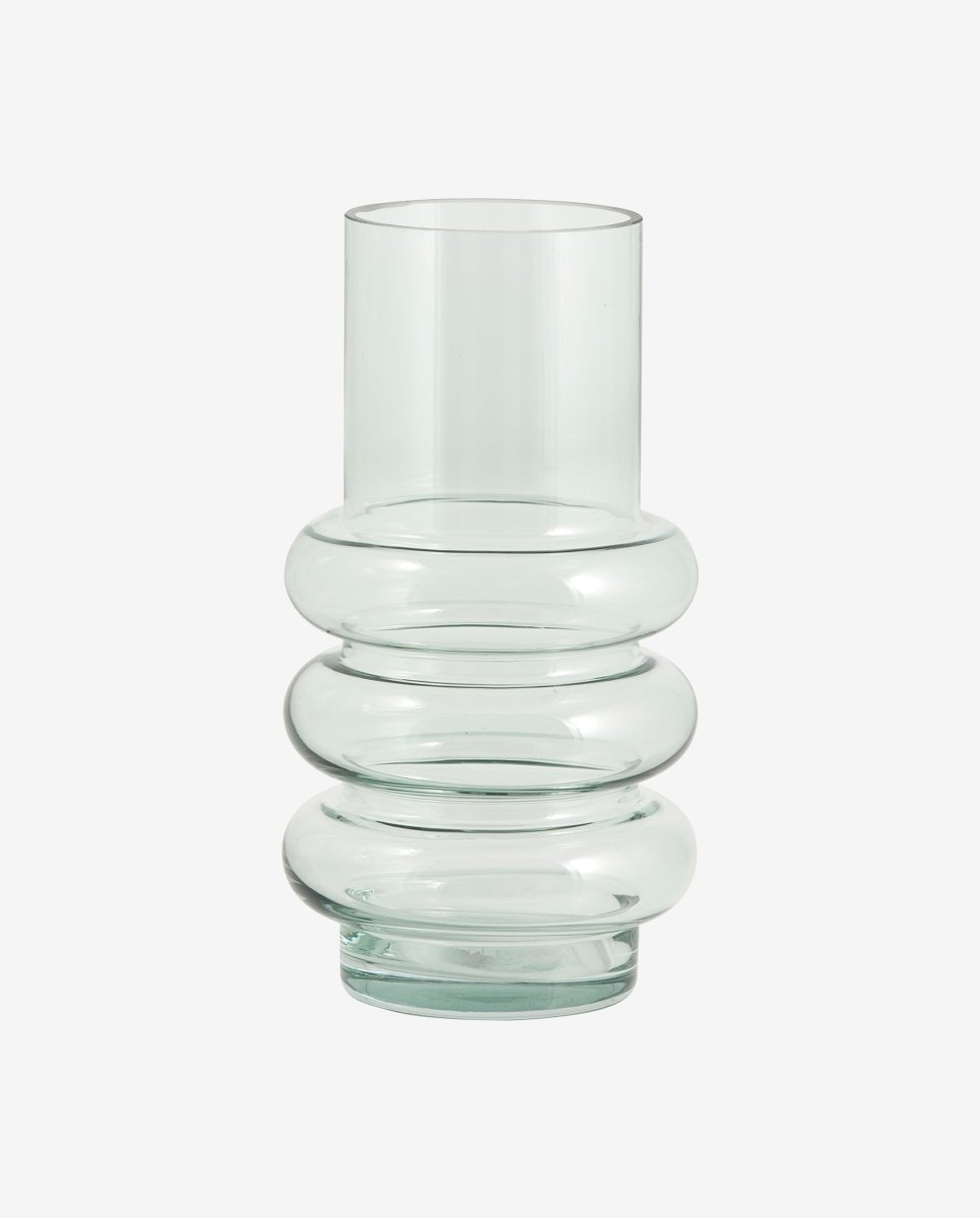 MAUI vase i glas - medium - h26,5 cm - lys grøn - nordal.dk