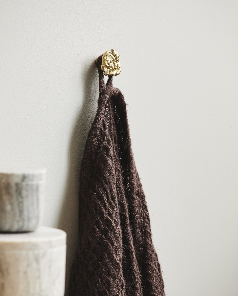 Gancio/manopola SAI, cerchio - finitura dorata